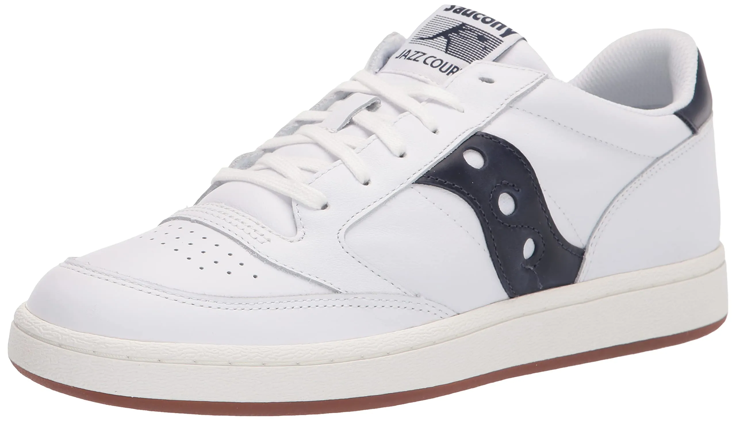 SAUI0 Jazz Court, Scarpe da Ginnastica Uomo, White, 43 EU