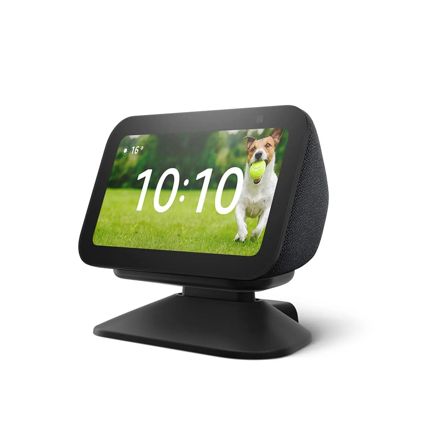 Nuovo Echo Show 5 (3ª generazione), Antracite con Supporto Regolabile, Antracite