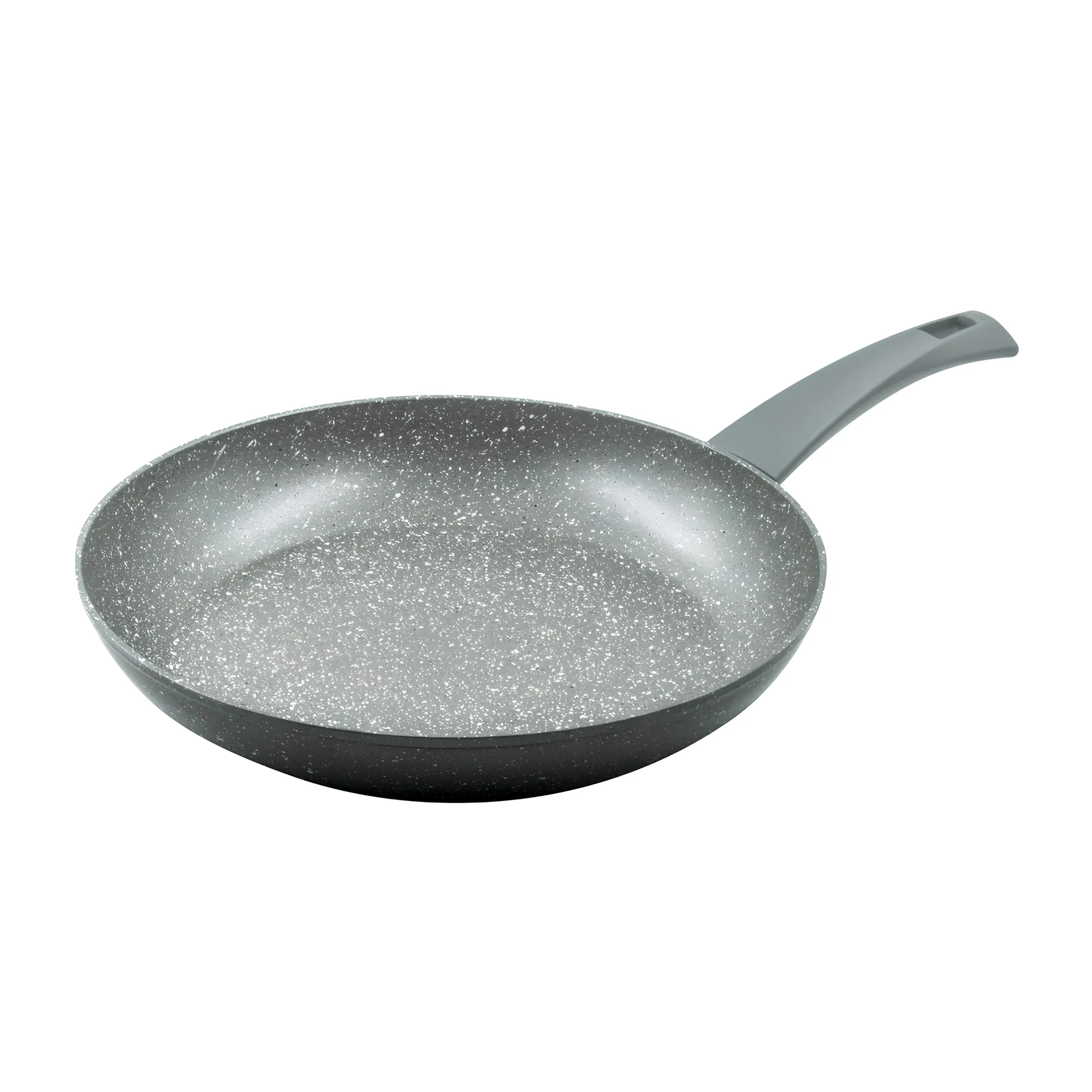 Zanetti - Padella antiaderente DURAPIETRA, adatta a tutti i piani cottura incluso induzione, fondo indeformabile, rivestimento alto spessore, manico soft touch, Diametro 28 cm