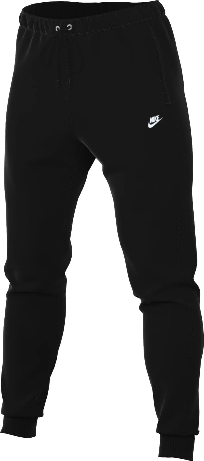 Nike Pantaloni Jogger in French Terry Club – Uomo, Black/Black/White, FN3801-010, L