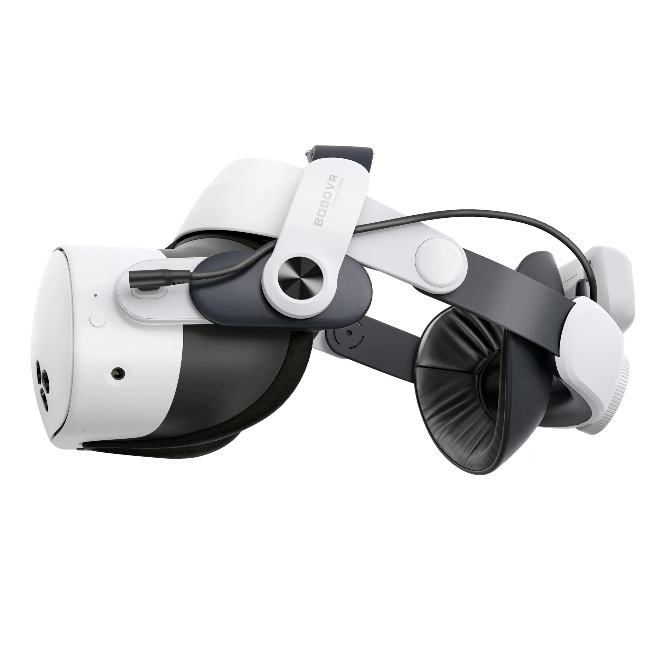 BOBOVR M3 Pro Cinturino per Testa con batteria,Compatibile con Quest 3/Quest 3S Accessori- riducono lo stress facciale, design di scambio magnetico della batteria