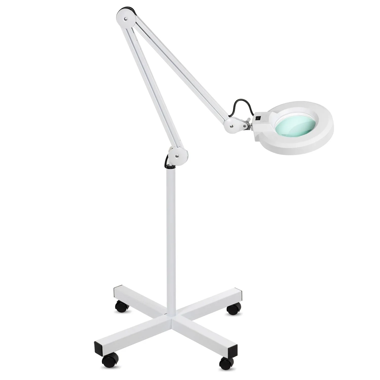 Beltom® LENTE 5 DIOTTRIE LAMPADA D'INGRANDIMENTO CON STATIVO, LUCE FREDDA BIANCA PER ESTETISTA, ESTETICA, LABORATORIO E LAVORI DI PRECISIONE