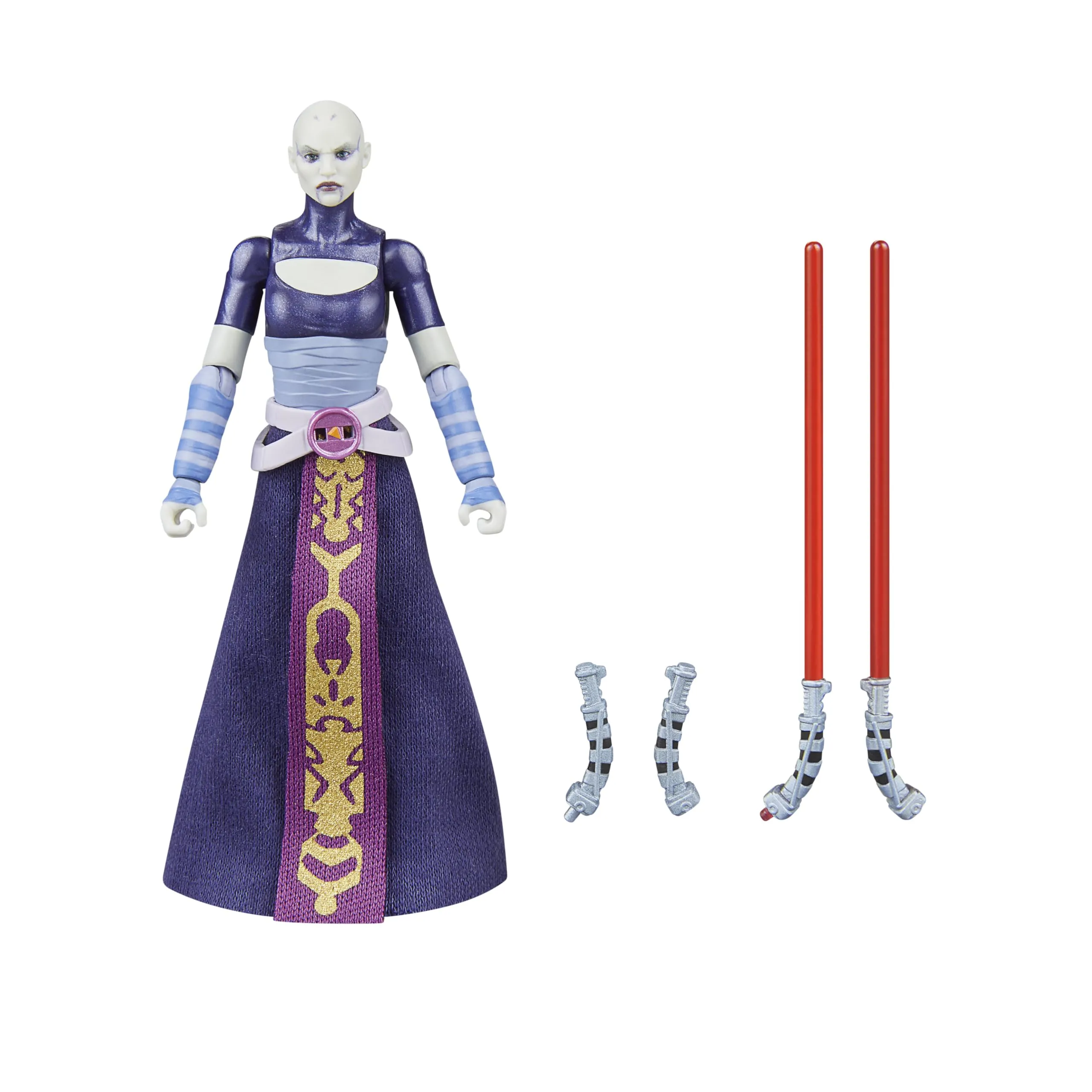 Hasbro Star Wars The Vintage Collection, Asajj Ventress, action figure collezionabile ispirata alla serie "Star Wars: The Clone Wars", da 9,5 cm