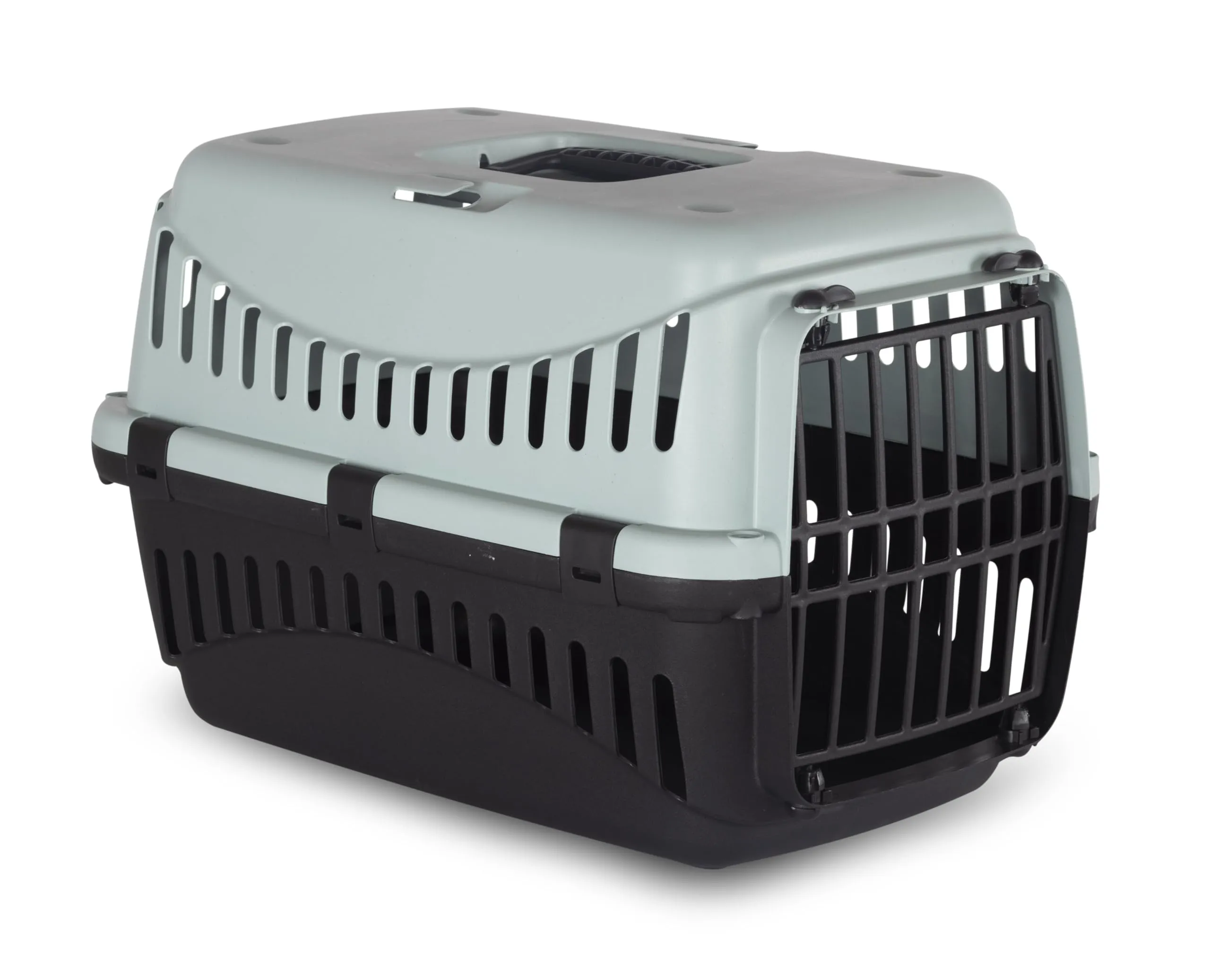 MP Bergamo - Cestino da Trasporto Gipsy 50 Porta in plastica per Gatti, 5 kg, Colore: ECO ICE