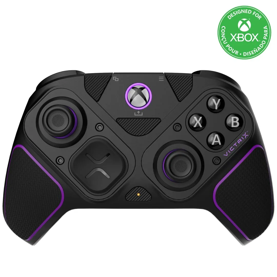 PDP Victrix Pro BFG Wireless Controller: Black For Xbox Series X|S, Xbox One, and Windows 10/11 PC, Senza fili, Nero