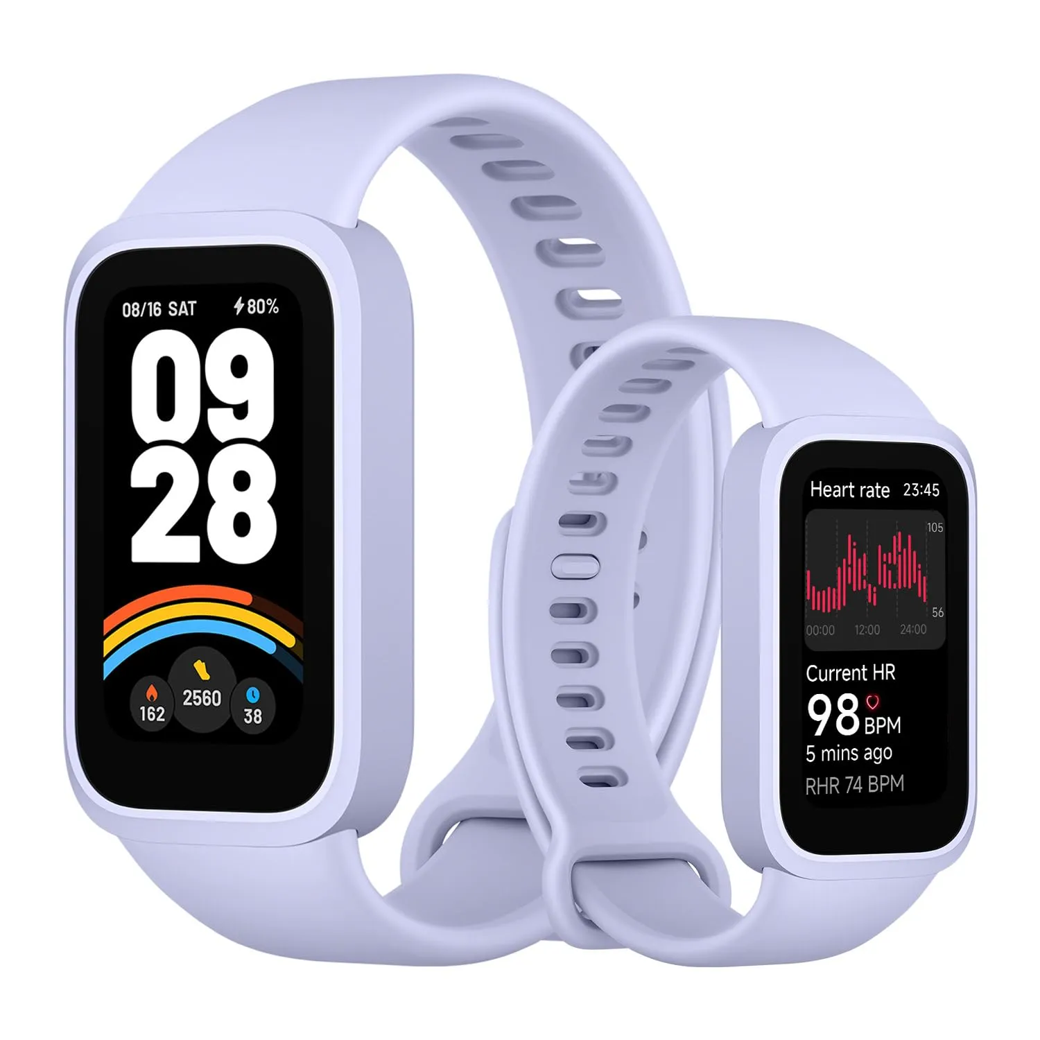 XIAOMI Smart Band 9 Active, smart watch,Schermo TFT 1.47", Monitoraggio Salute: SpO2, Frequenza Cardiaca, Sonno e Stress, Resistenza Acqua 5 ATM, Durata Batteria 18 giorni, Purple