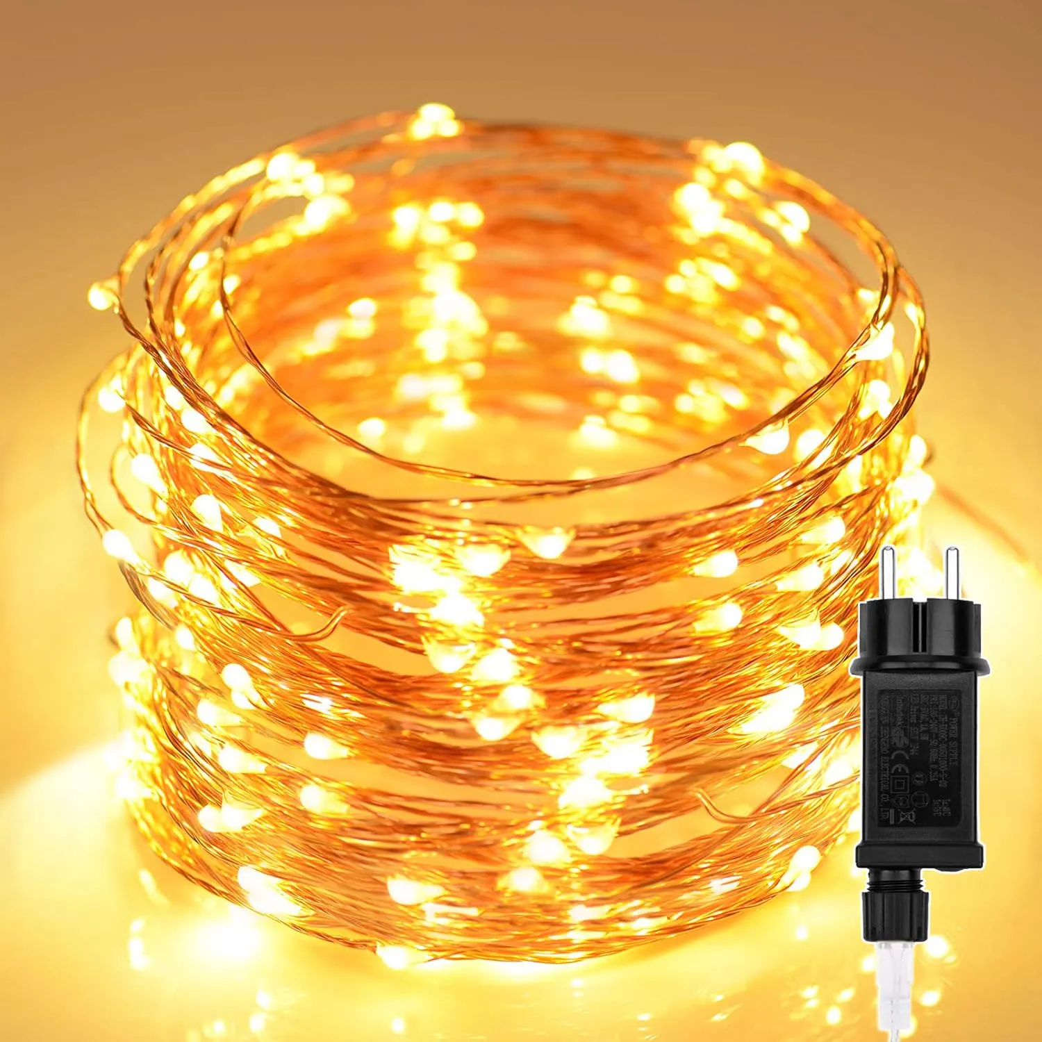 Luci di Natale LED Catena luminosa Filo di Rame