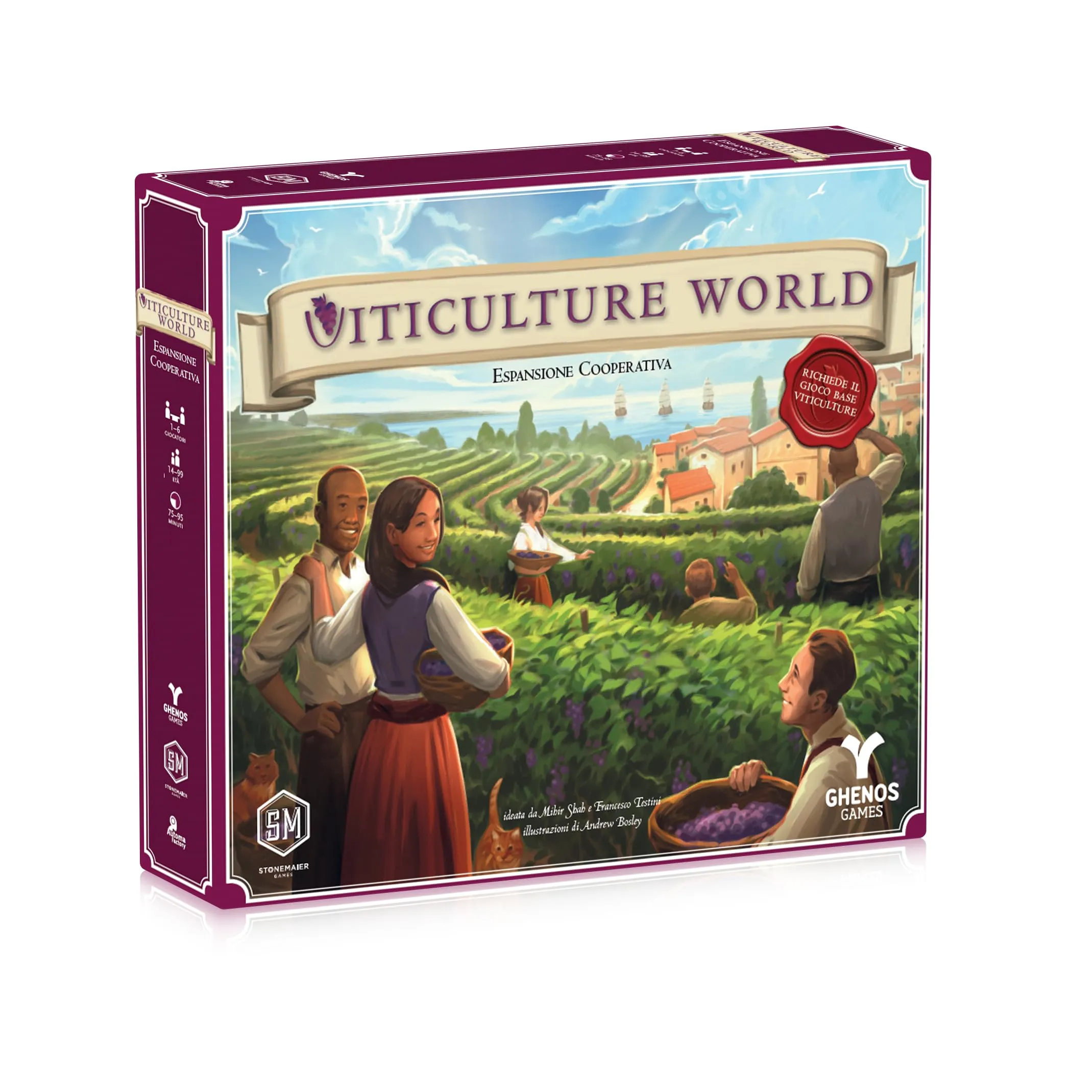 Ghenos Games Viticulture - World Gioco da Tavolo in Italiano