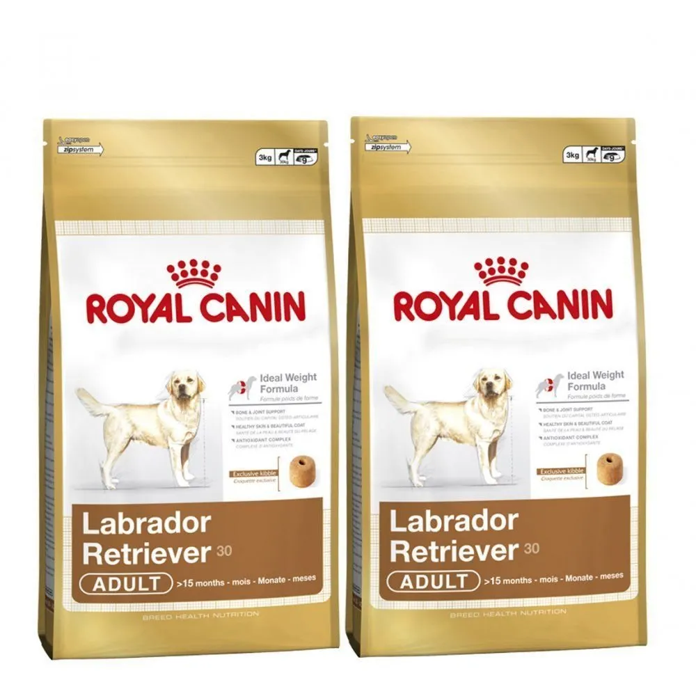 Royal Canin Labrador Retriever 30, 2 confezioni da 12 kg, cibo per cani adulti, 2 x 12 kg