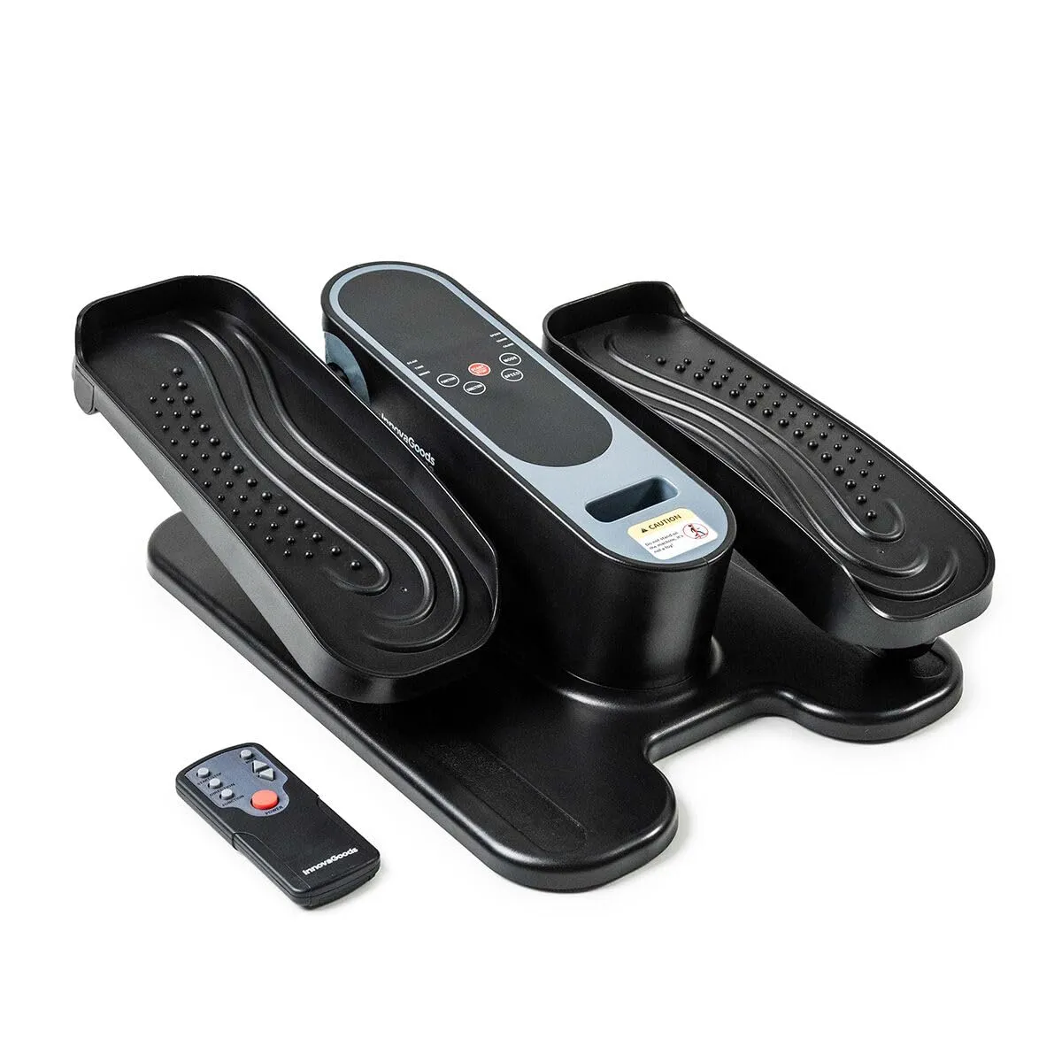 InnovaGoods Mini Eliptica con Telecomando, Pedali Statici per Anziani, Pedale Elettrico 5 Velocità, 3 Programmi Automatici, Contatore Digitale LCD, Motore Silenzioso