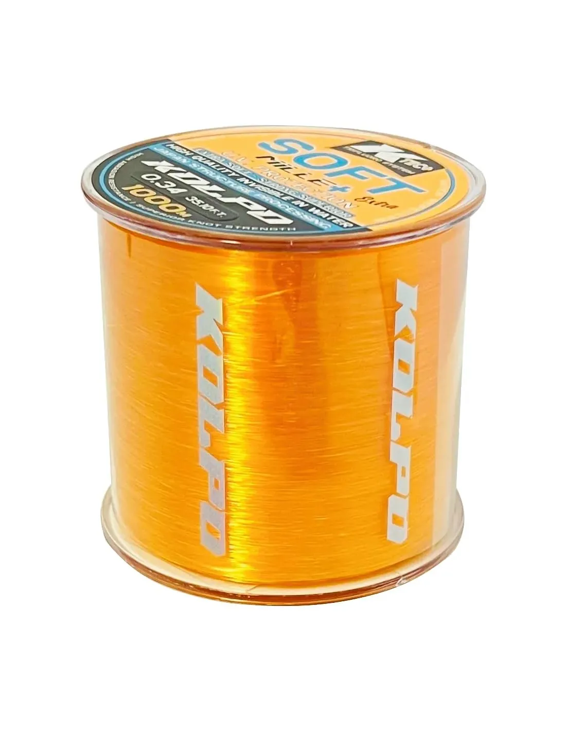 kolpo Filo da Pesca Illusion Soft Mille 1000 mt orange speciale surfcasting (0.26)