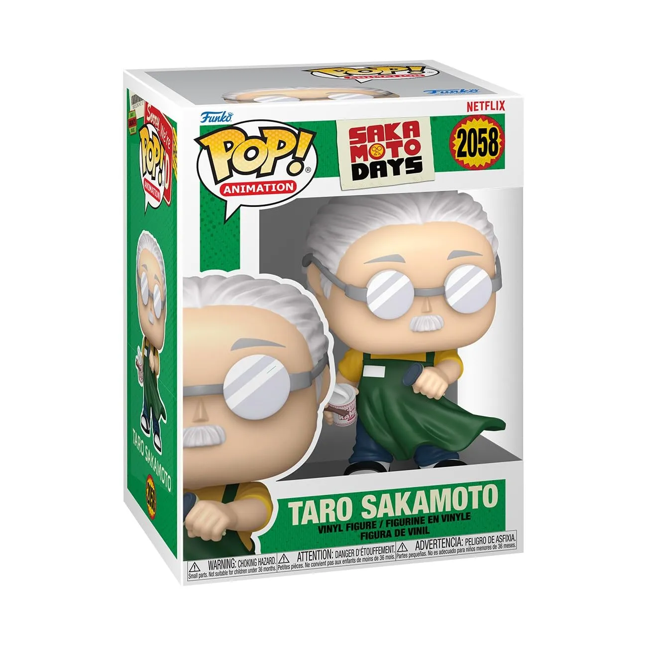 Funko Pop! Animation - Sakamoto Days - Taro Sakamoto - Probabilità di 1/6 per la Variante Chase - Figura in Vinile da Collezione - Idea Regalo - Merchandising Ufficiale - Anime Fans