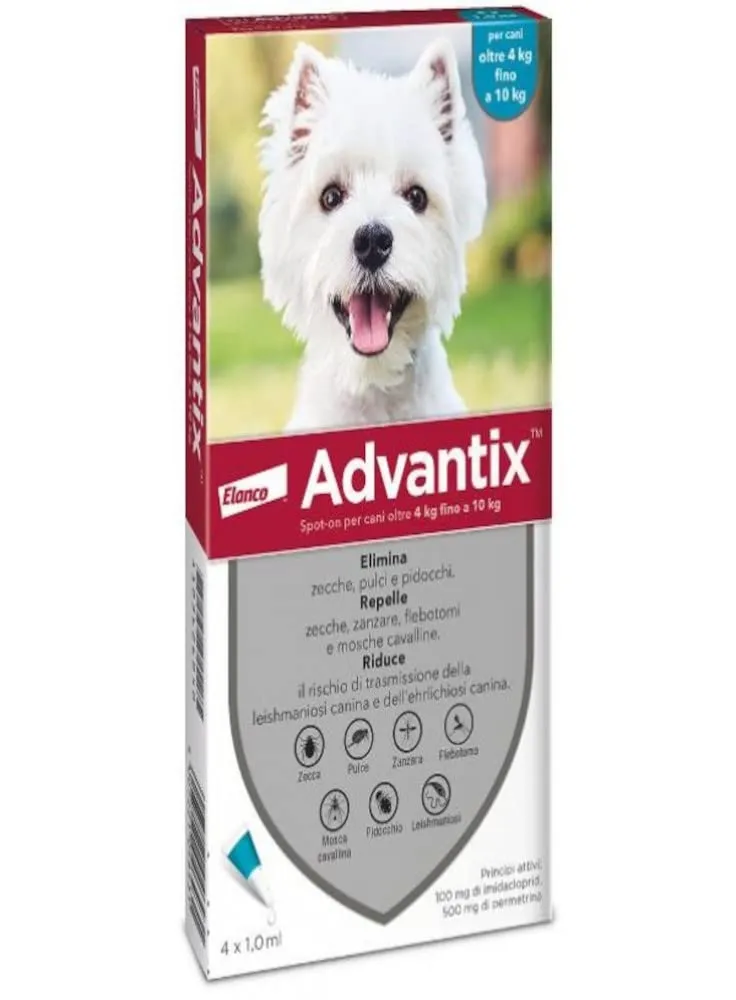 ADVANTIX SPOT ON*4PIP 1ML 4-10
