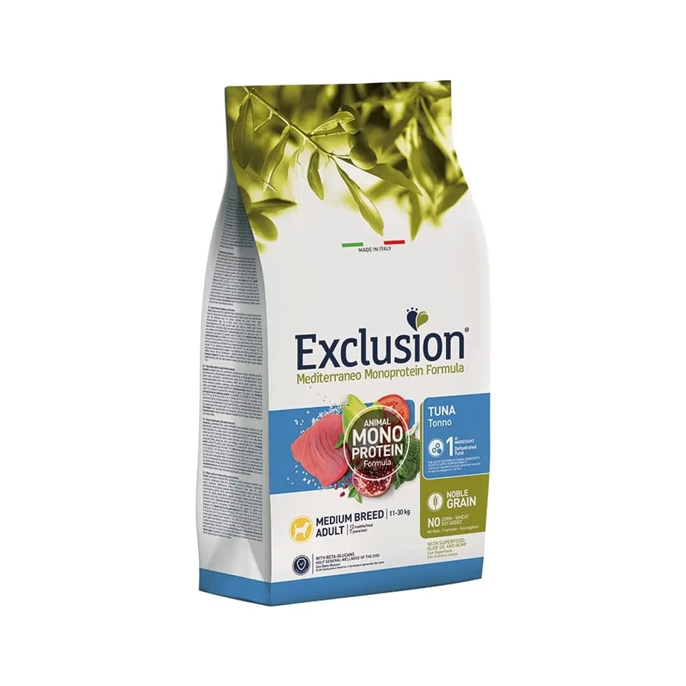 Exclusion MIDIUM Adult New TONNO 3 kg