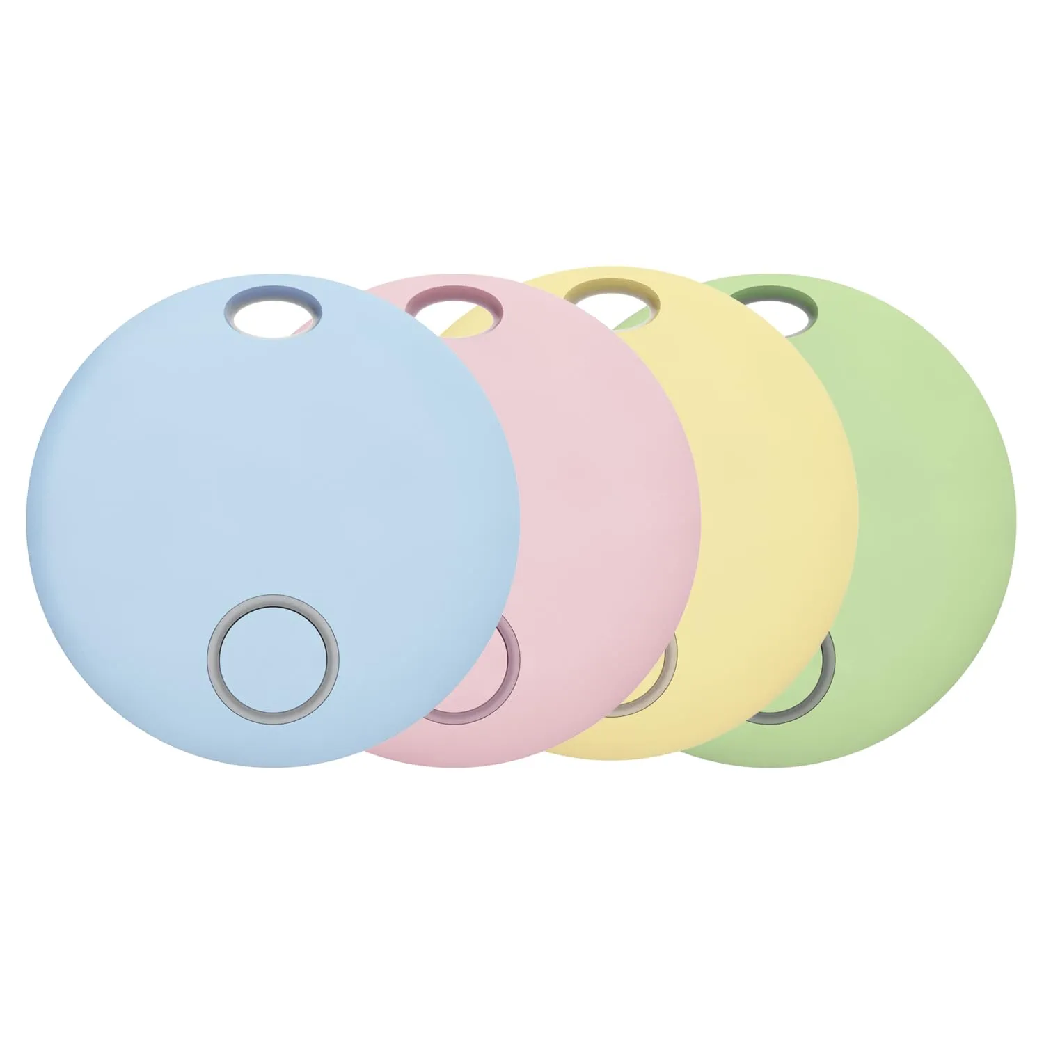 Reyke Smart Tag, Air Tracker Compatibile con Apple Find My (Solo iOS), Trova Oggetti per Gatti, Chiavi, Bagagli, valigie, Portafogli, Impermeabile IP67,4 Pezzi