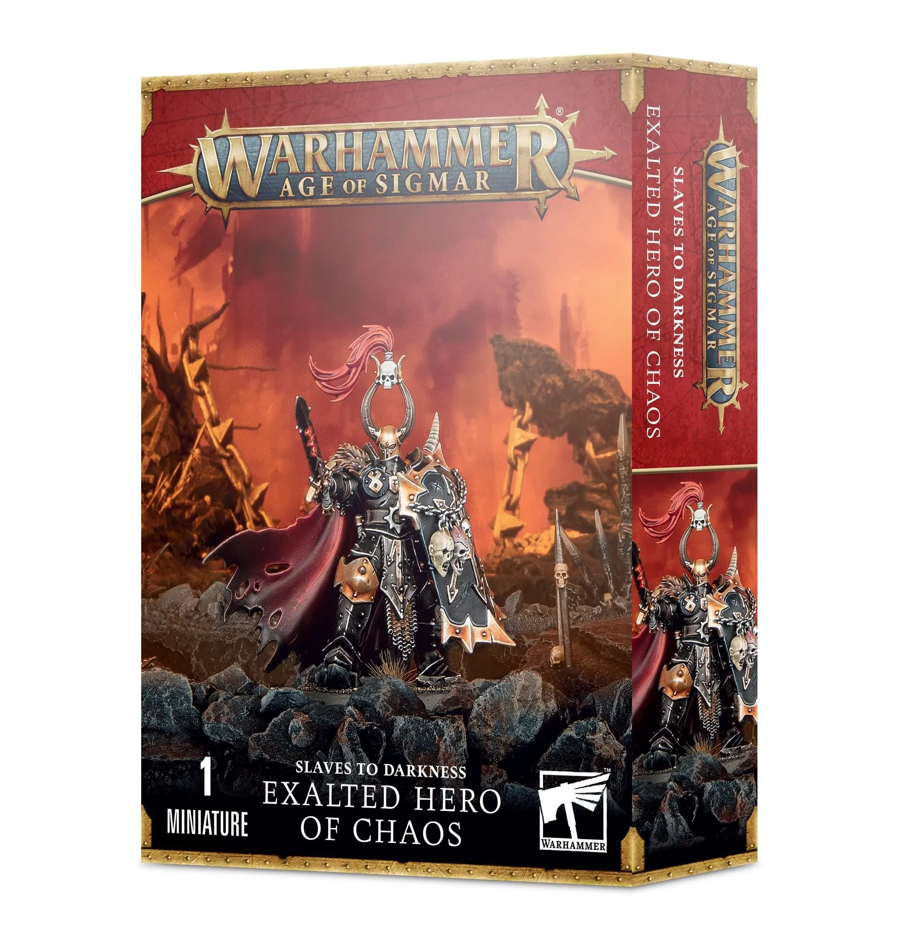 Warhammer Age of Sigmar Games Workshop Slaves to Darkness: Eroe esaltato del caos, Nero