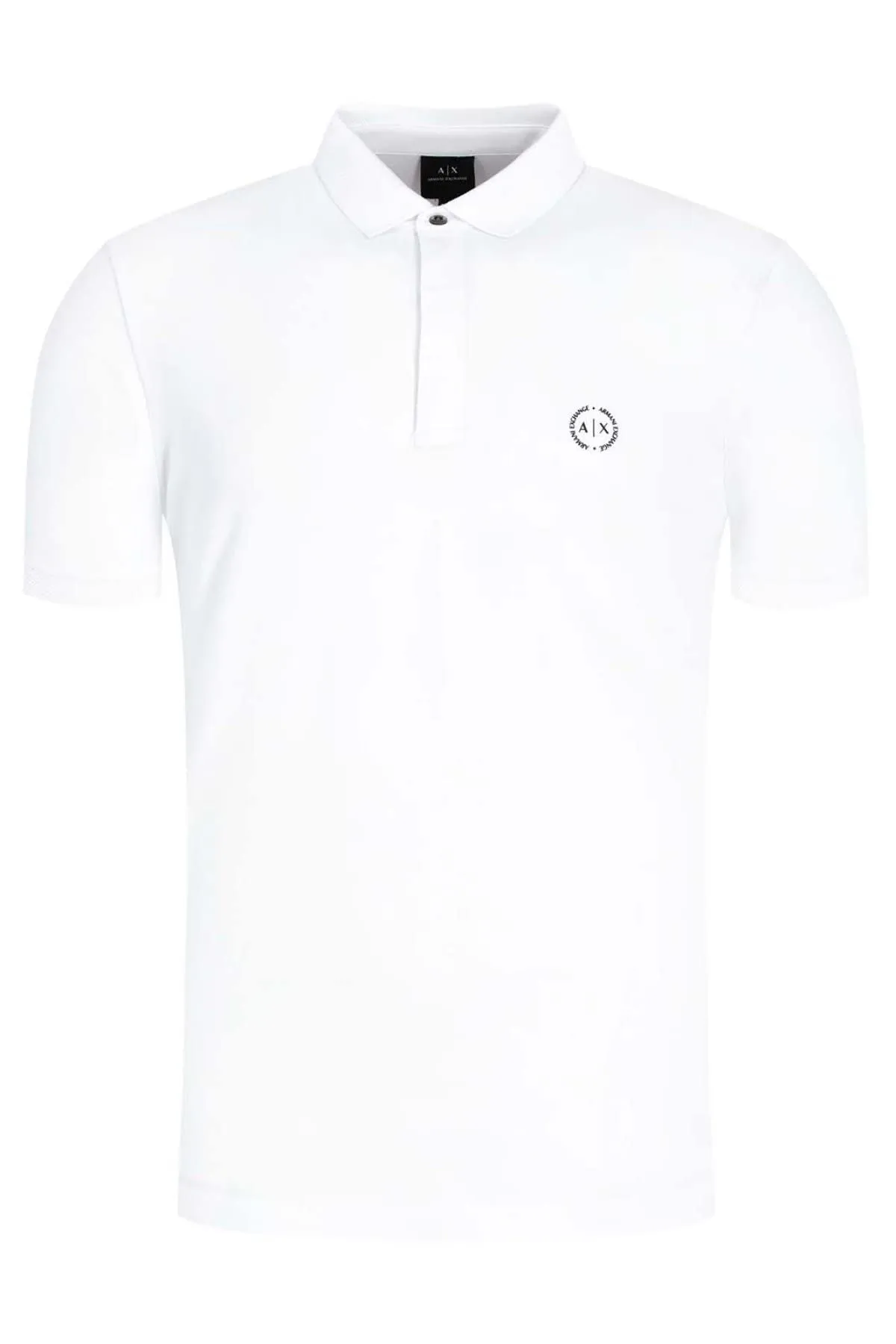 Armani Exchange S Logo Everyday Polo, Uomo, Bianco, XL
