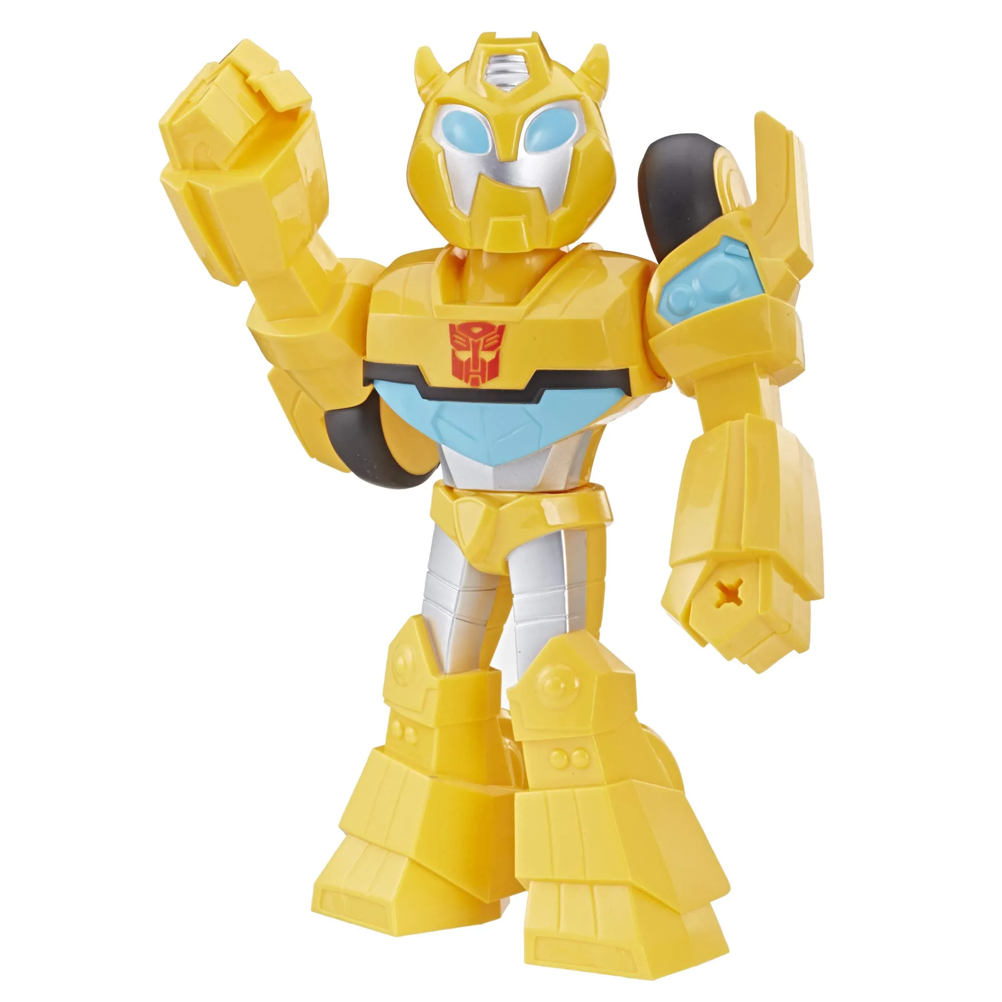 Transformers - Bumblebee (Action Figure da 25 cm Mega Mighties Ispirata alla Serie Animata Rescue Bots Academy)