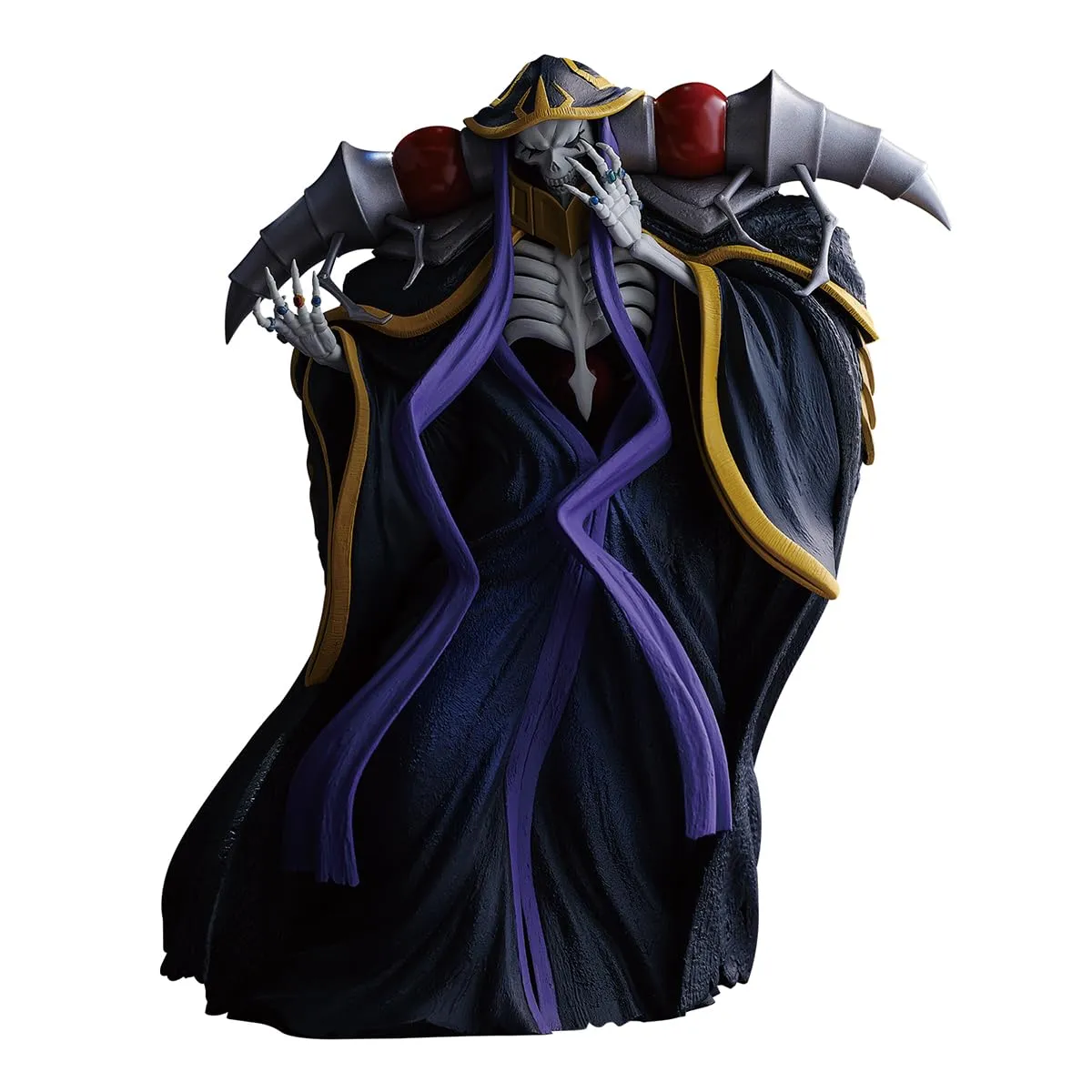 Banpresto Ainz Ooal Gown Overlord, statuetta Azione 22 cm, multicolore BP28800P, statuetta da collezione, ideale per i fan degli anime