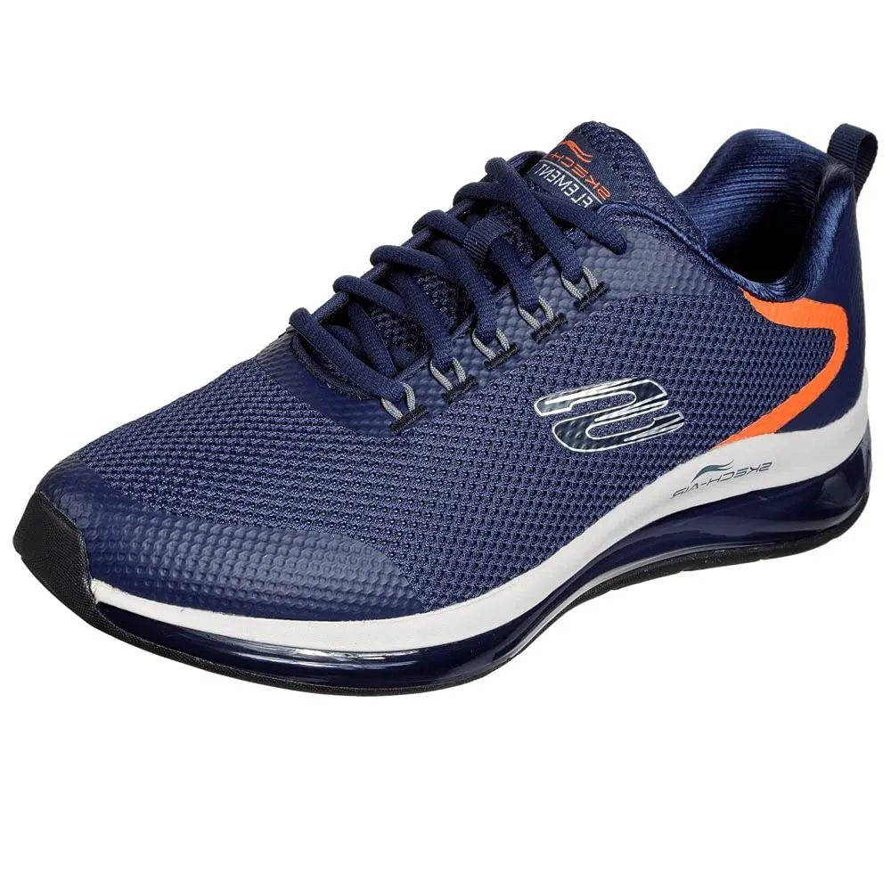 Skechers Skech-air Element 2.0, Scarpe da Ginnastica Uomo, Blu Navy Mesh Synthetic Trim Nvy, 44 EU