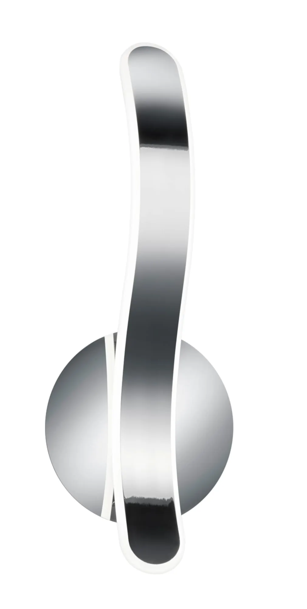 Reality, Applique, Parma incl. 1 x LED,SMD,11,0 Watt,4000K,1400 Lm. Finitura: Metallo, Cromo L:15,0cm, A:39,0cm, P:9,0cm Dimmerabile tramite interrutto,Montaggio a parete,IP20,4000K