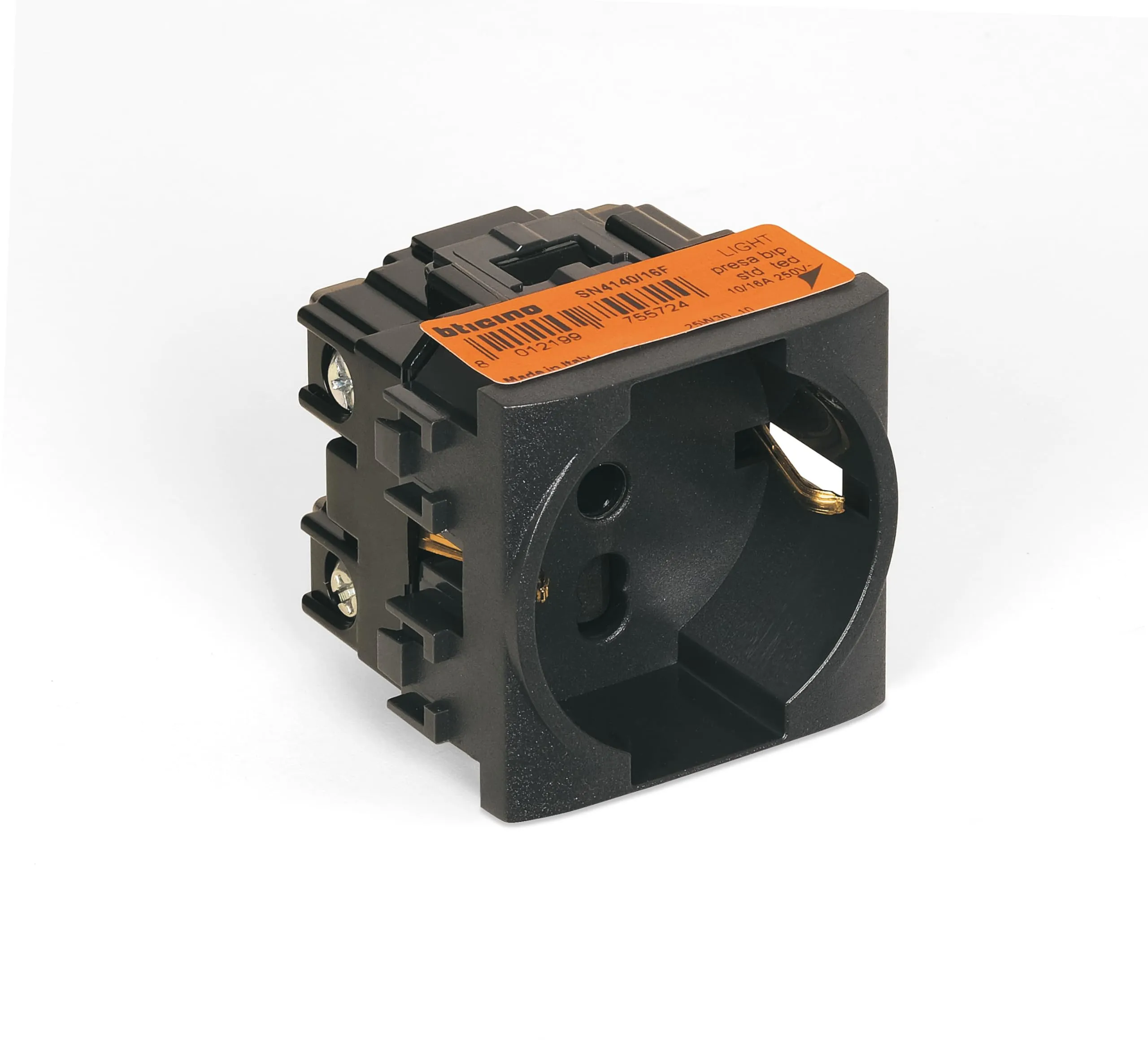 BTicino SL4140/16 Presa Multistandard, Antracite, 1 Pezzo