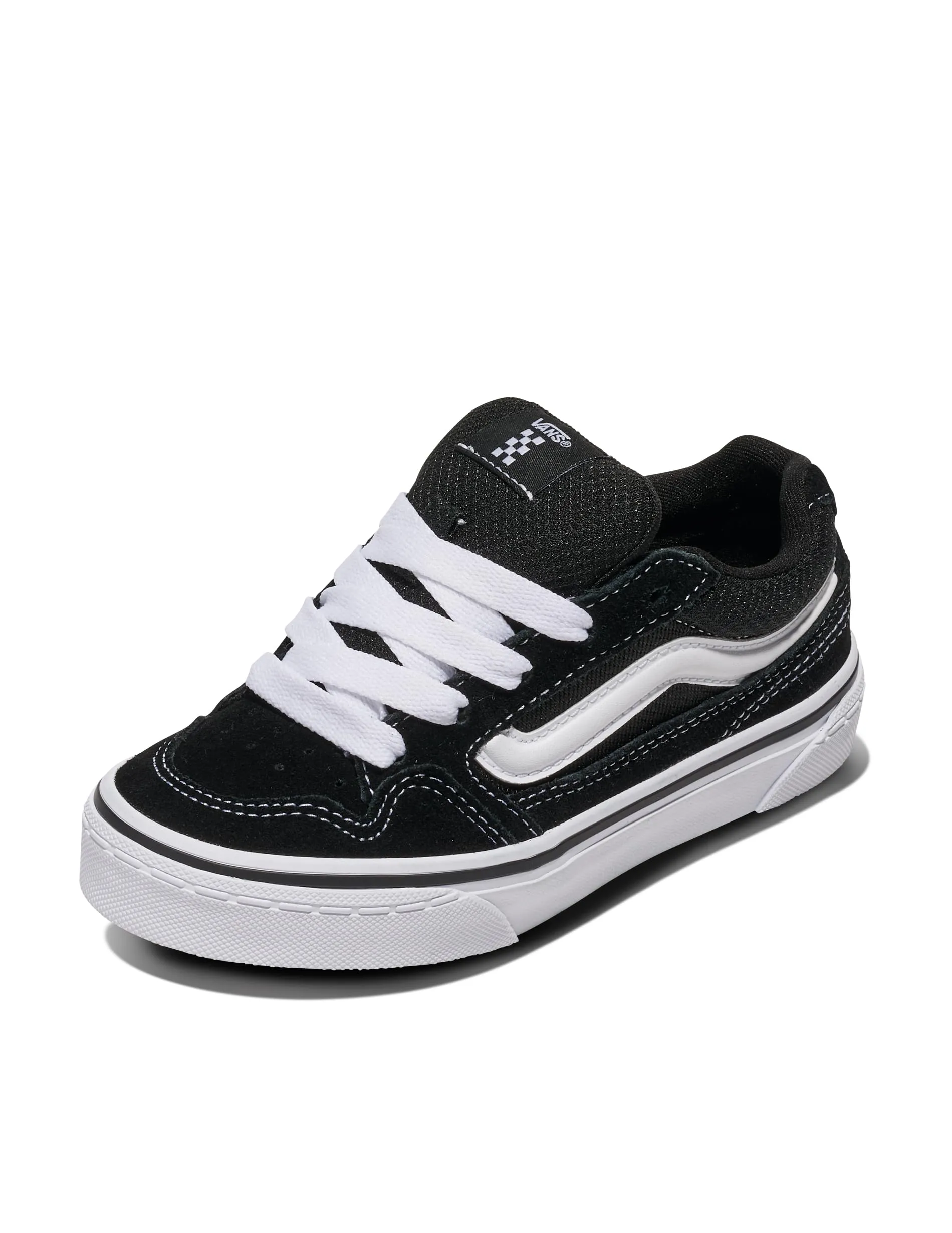Vans Caldrone, Scarpe da ginnastica Unisex - Bambini e ragazzi, Suede Mesh Black White, 35 EU