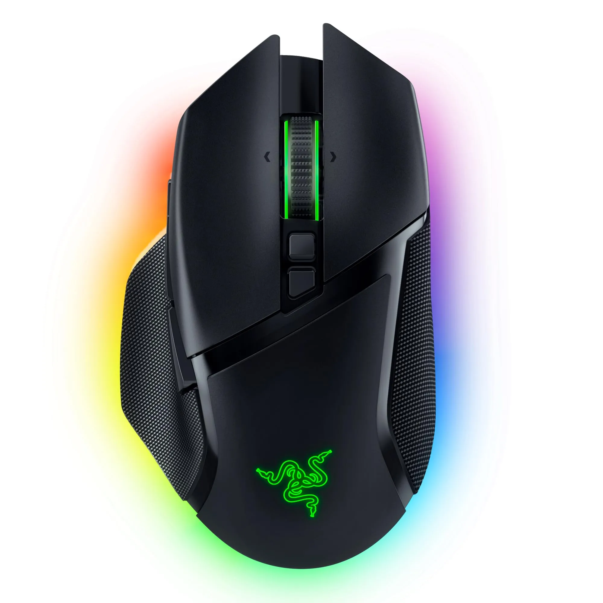 Razer Basilisk V3 Pro - Mouse da gioco senza fili (rotellina Razer HyperScroll, sensore ottico Focus Pro 30K, HyperSpeed Wireless, illuminazione Chroma a 13 zone, 10+1 pulsanti programmabili) - Nero