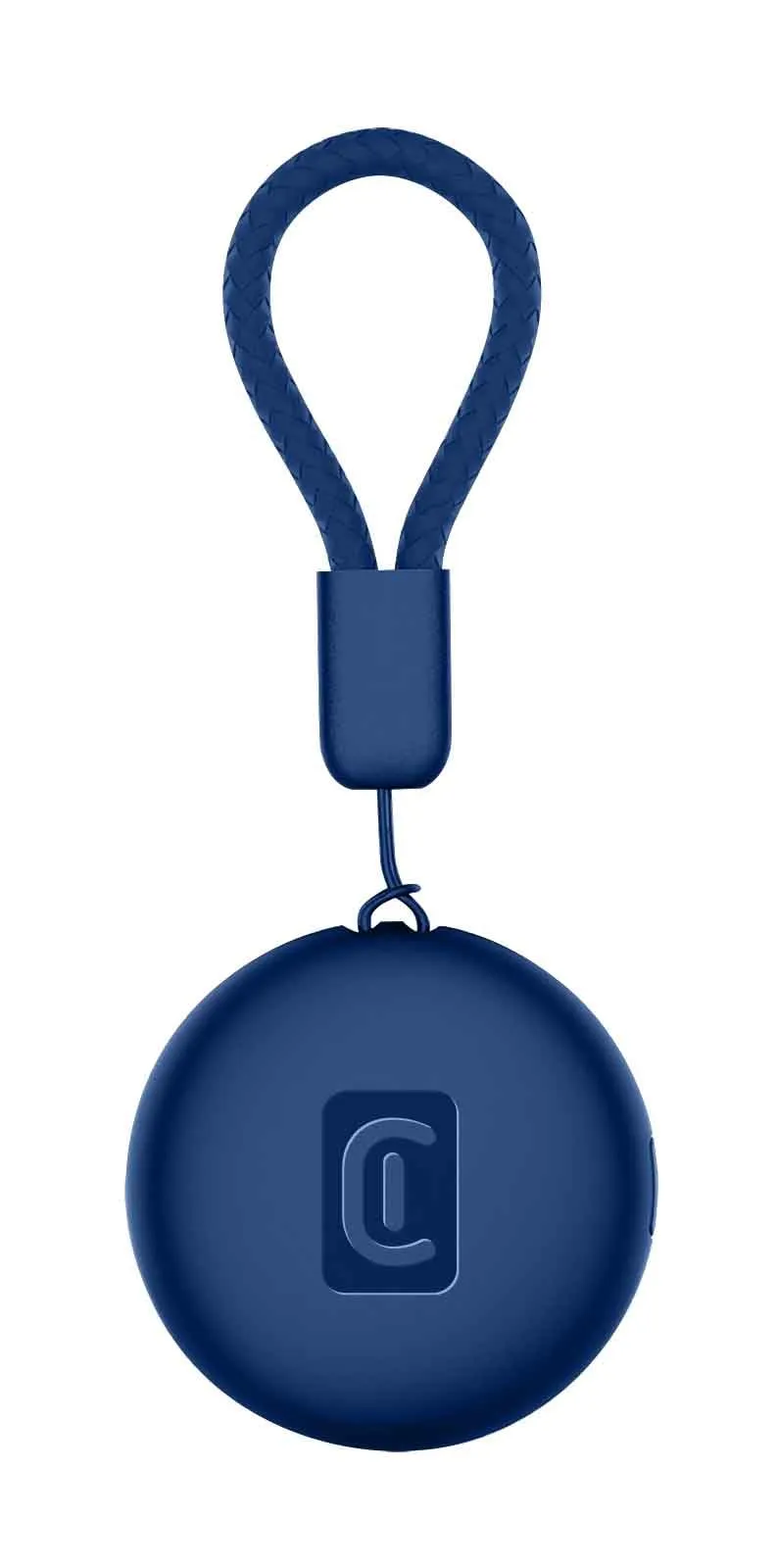 Cellularline TRACY TAG - Trova Oggetti compatibile con Apple iOS Find Me - Compatibile con Accessori Airtag - Batteria sostituibile (durata 1 anno) - Resistente a polvere ed acqua - Blu