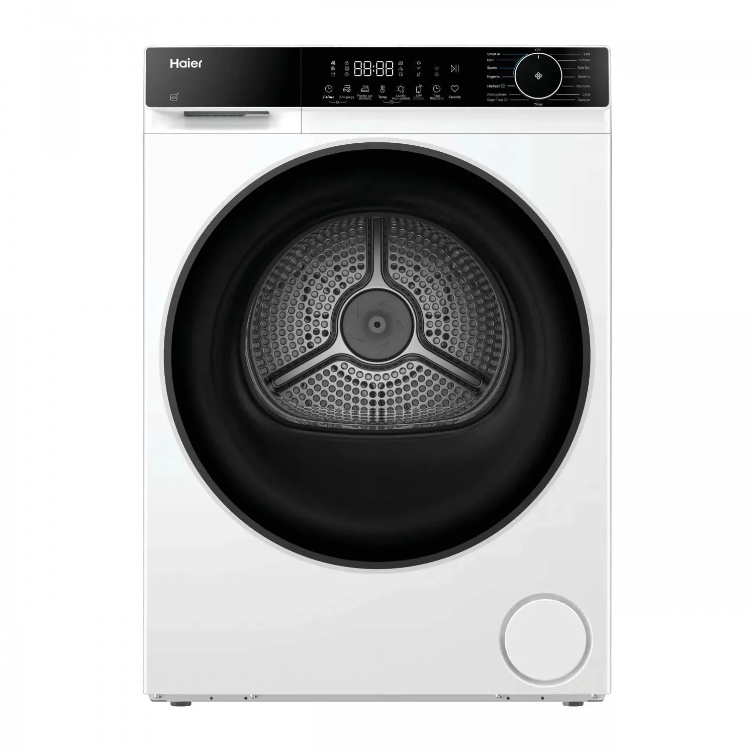 HD120-E357U1-IT X Series 5 - Asciugatrice 12 Kg, con pompa di calore, Wi-Fi, Vapore, Classe energetica E
