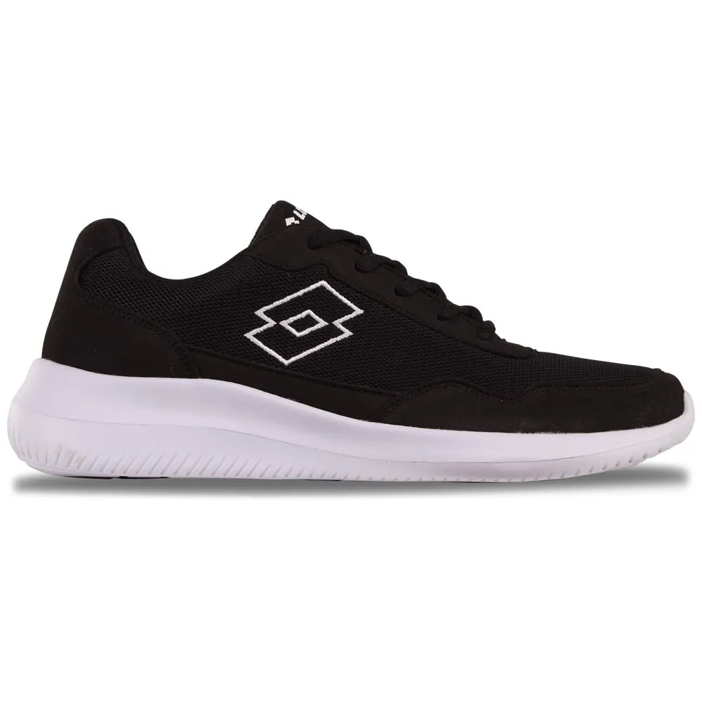 Lotto Unisex Connect Sneaker, Black/White, 41 EU, Nero Bianco, 41 EU