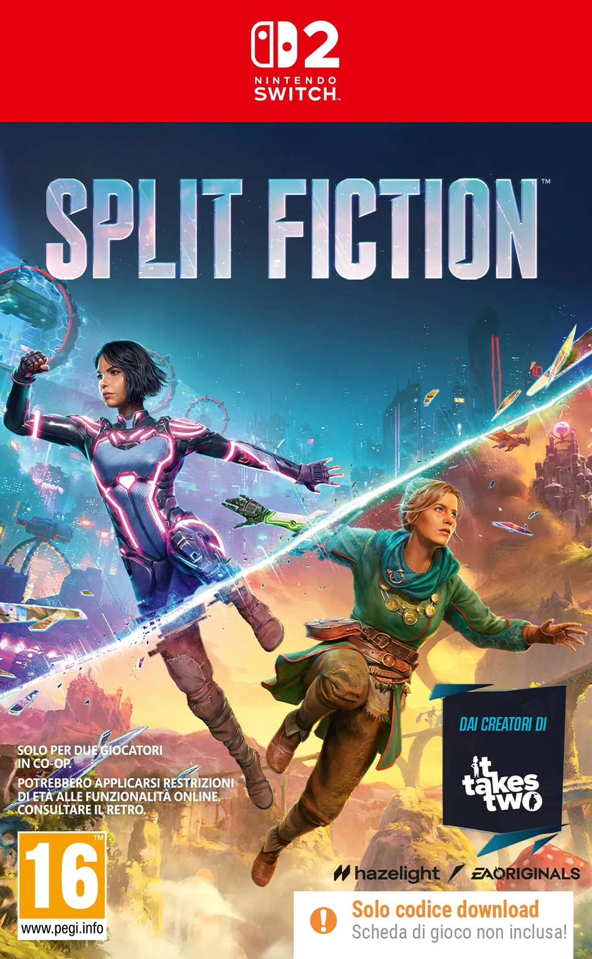 Split Fiction Switch 2, Codice incluso nella confezione, Videogiochi, Italiano