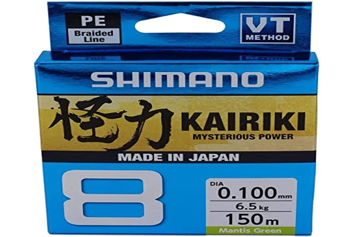 Line Kairiki 8 150m 0.10mm 6.5kg M Green