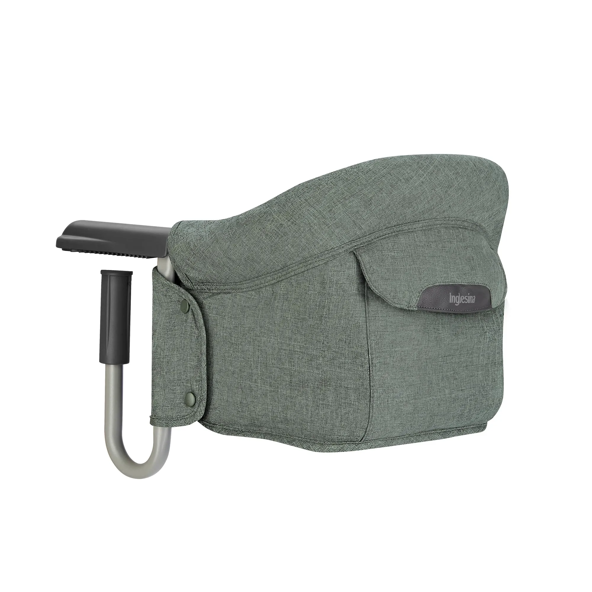 Inglesina Fast, Seggiolino da Tavolo Pieghevole, Verde Scuro (Pine Green), Facile da Trasportare, Lavabile, Installazione Sicura, Fino a 15 kg, 35 x 27 42 cm