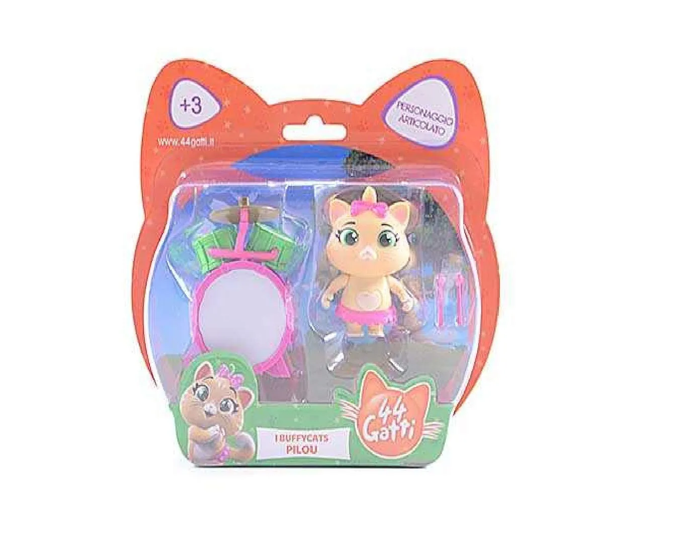 Simba Toys 44 Gatti - Personaggio 8 Cm Pilou Merchandising Ufficiale