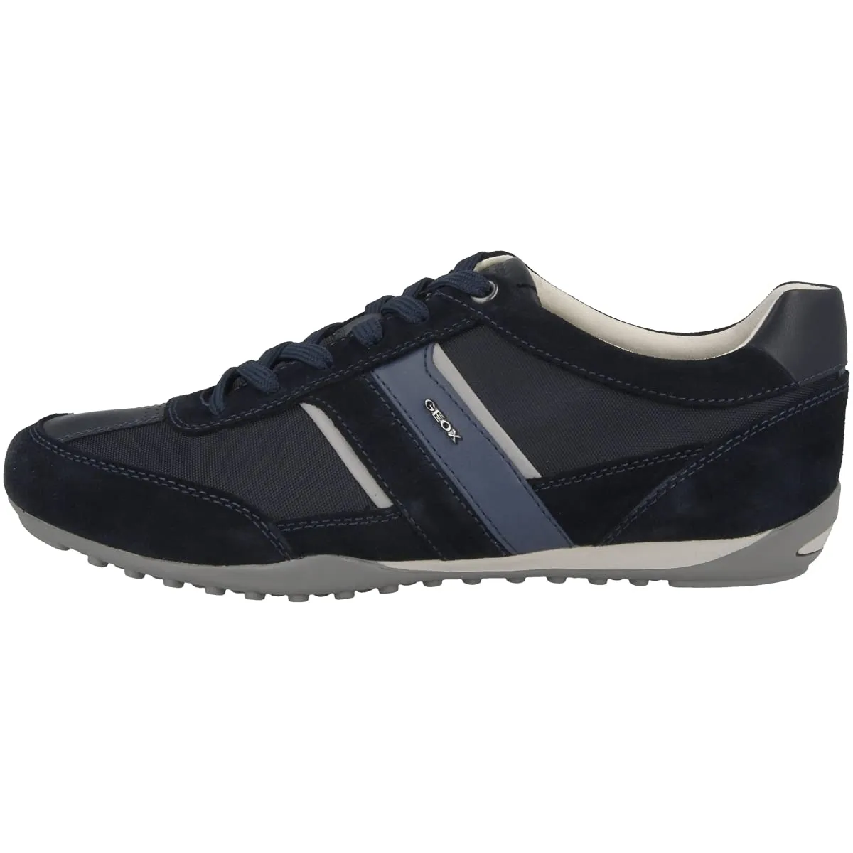 Geox U Wells C, Sneakers Uomo, Blu (Dk Navy), 44 EU