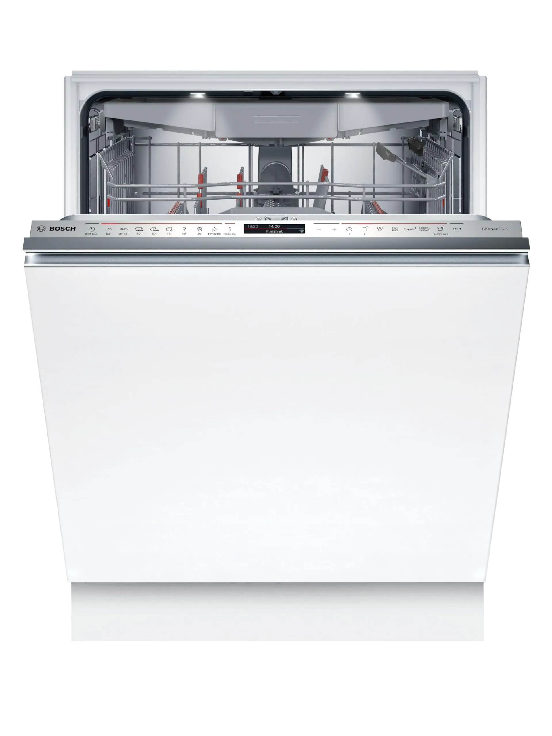 Bosch SMV8ECX01E Serie 8, Lavastoviglie da incasso a scomparsa totale, Home Connect, Extra Clean zone: lavaggio intenso per lo sporco più ostinato, TimeLight, Green Collection, EmotionLight, 60 cm