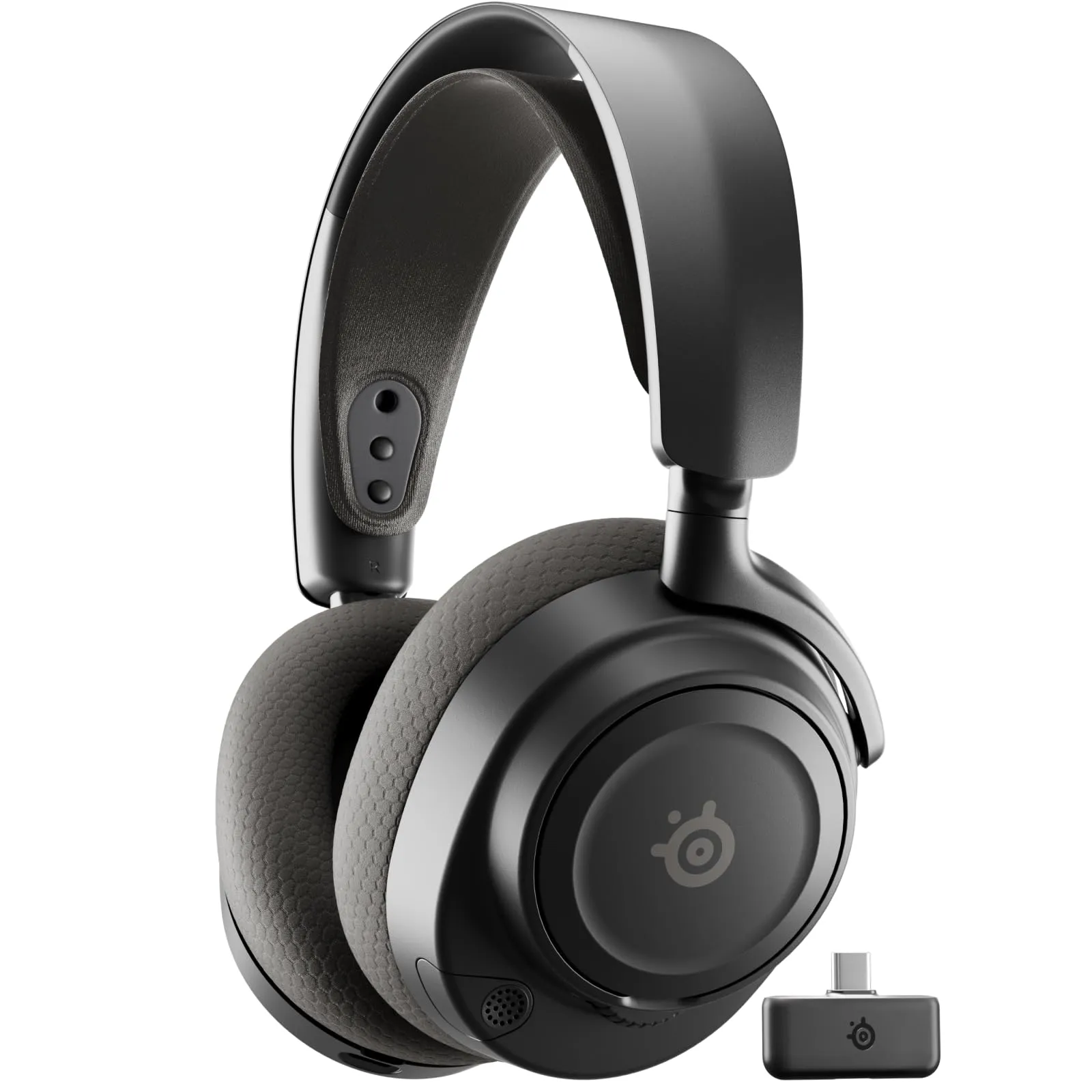 SteelSeries Arctis Nova 7 Wireless Gen 2 - cuffie da gioco - Controllo app in tempo reale - Oltre 50 h - Driver magnetici al neodimio - Mixabile 2,4 GHz/Bluetooth - PC, PS5, PS4, Switch 1/2, Mobile