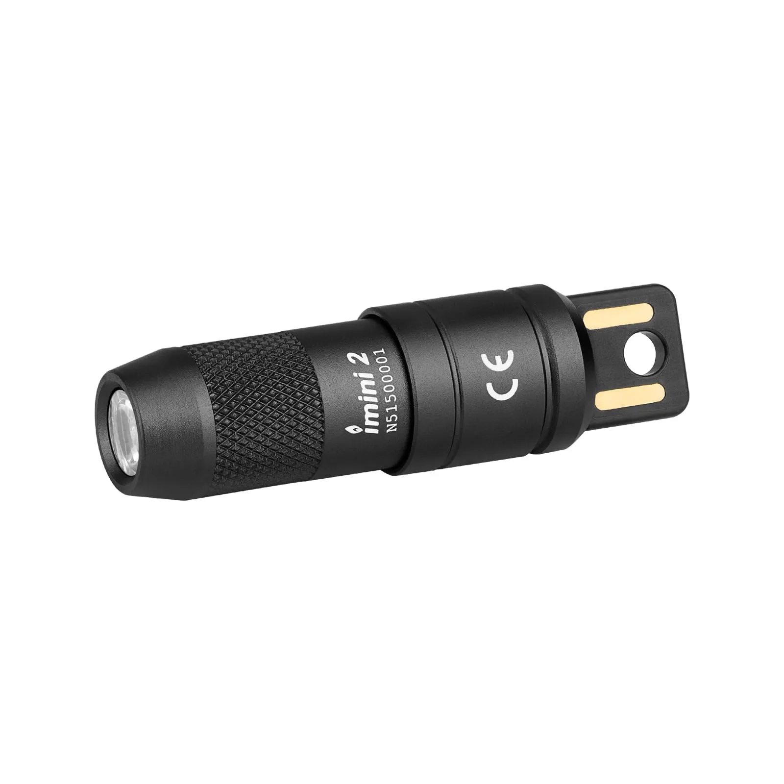 OLIGHT I Mini 2 Mini Torcia Portachiavi a LED con Base Magnetica, Ricarica USB-A, Grado IPX6 e 21 Metri, Torcia Portachiavi Compatta per Picnic, Riparazioni ed Emergenze (Nero)