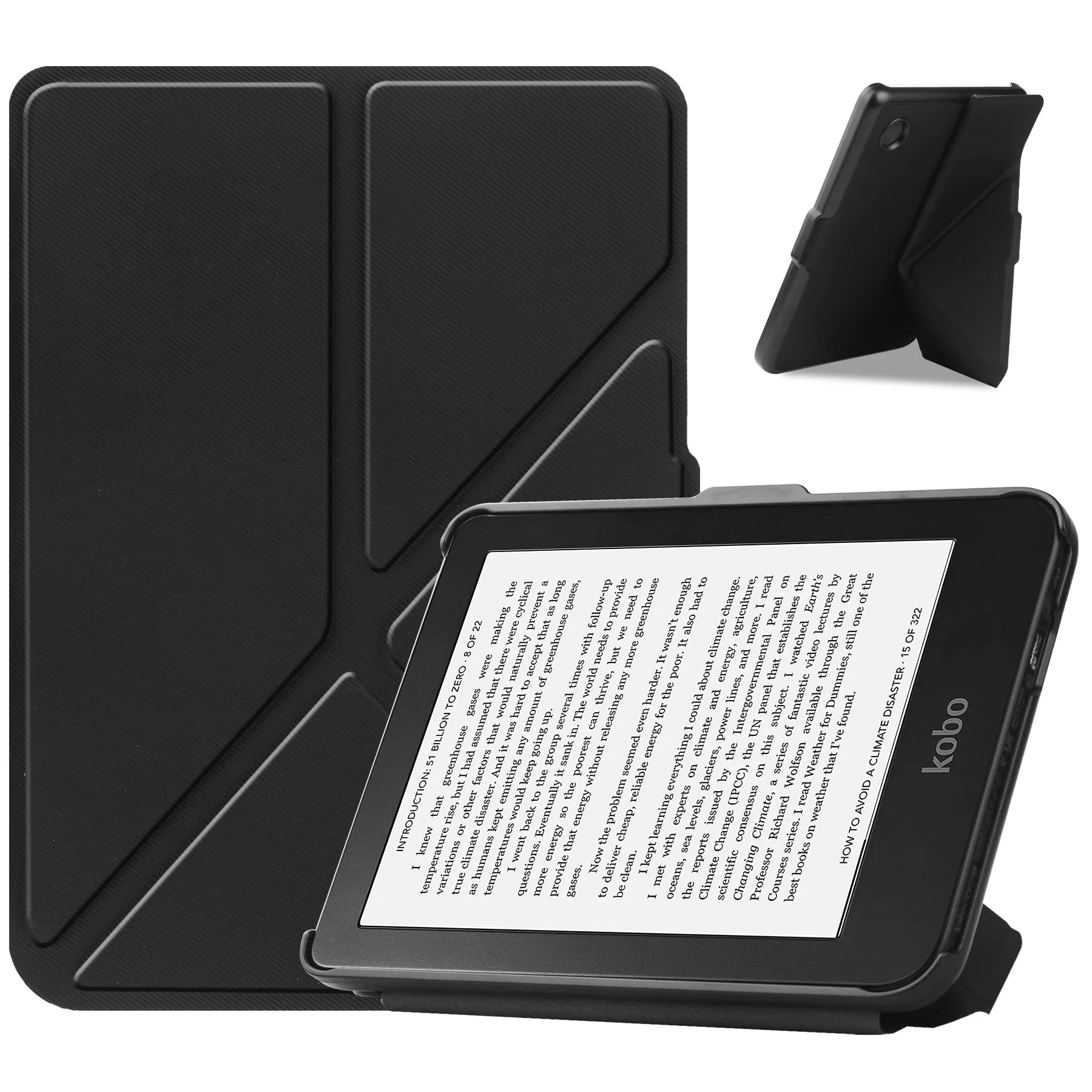 VOVIPO Slimshell Custodia per 6" Kobo Clara Colour/Clara BW(2024)/Clara 2E(2022) Rilasciato,Slim Fit Stand Cover con Auto Sleep/Wake per Kobo Clara Colour 6 pollici-Starry Sky