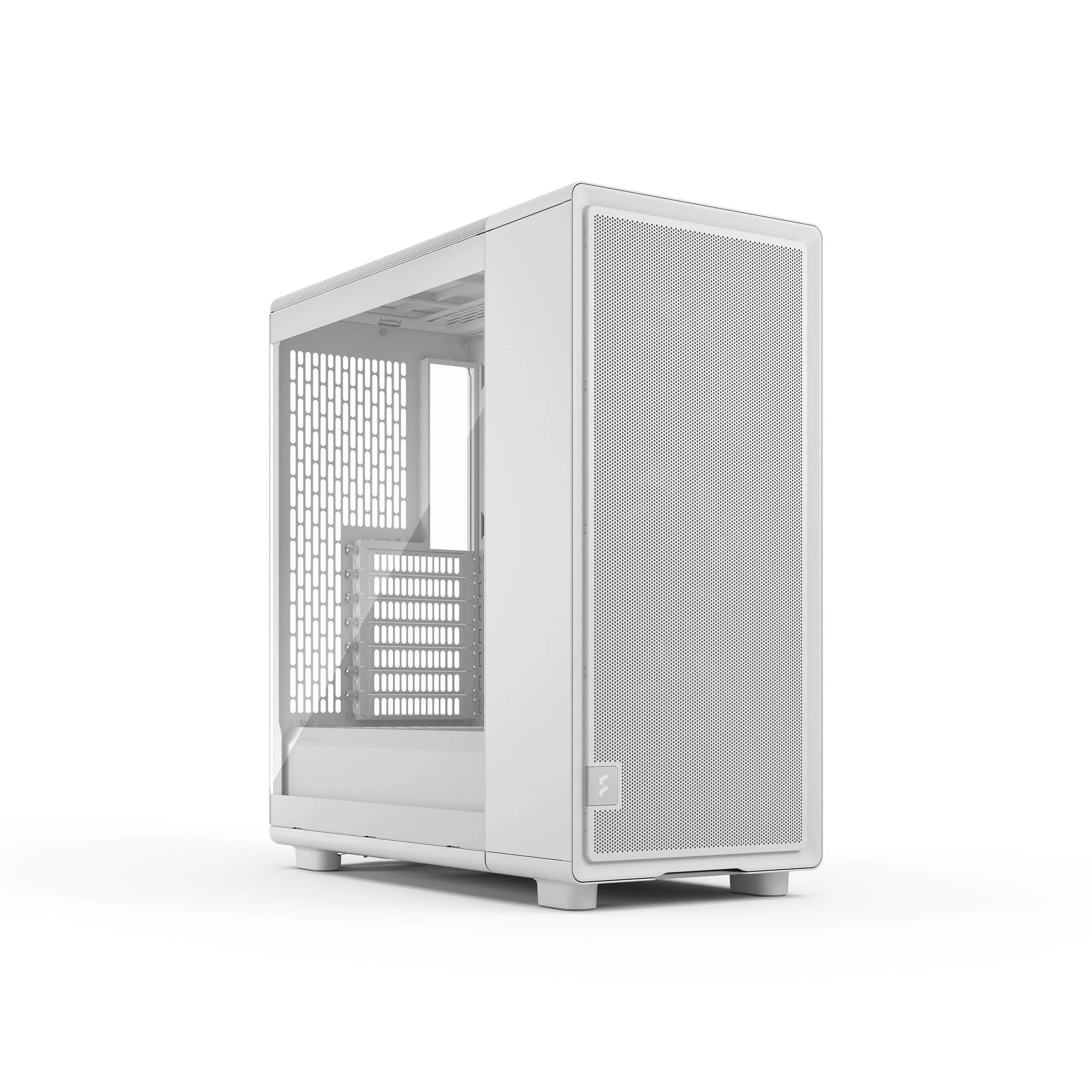 Fractal Design Epoch White - Vetro Temperato Clear tint - Case da Gaming ad Alto Flusso d'Aria - Pannello Frontale in Mesh - Tre Ventole Momentum 12 incl. - Interno Spazioso - Supporto ATX/mATX/ITX