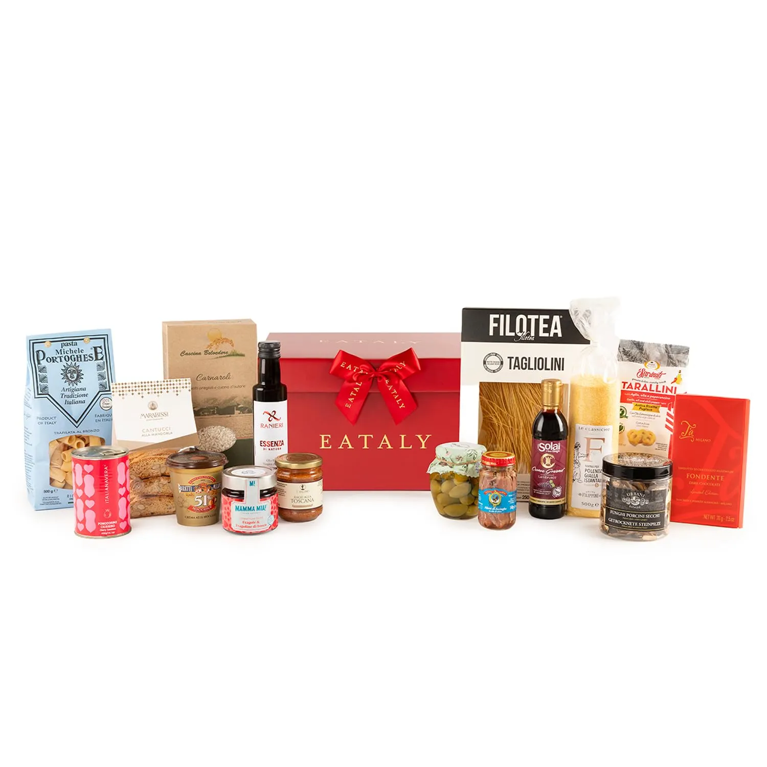Eataly – Cesto gastronomico con prodotti tipici – Il Natale degli intenditori – Box con 13 prodotti di qualità