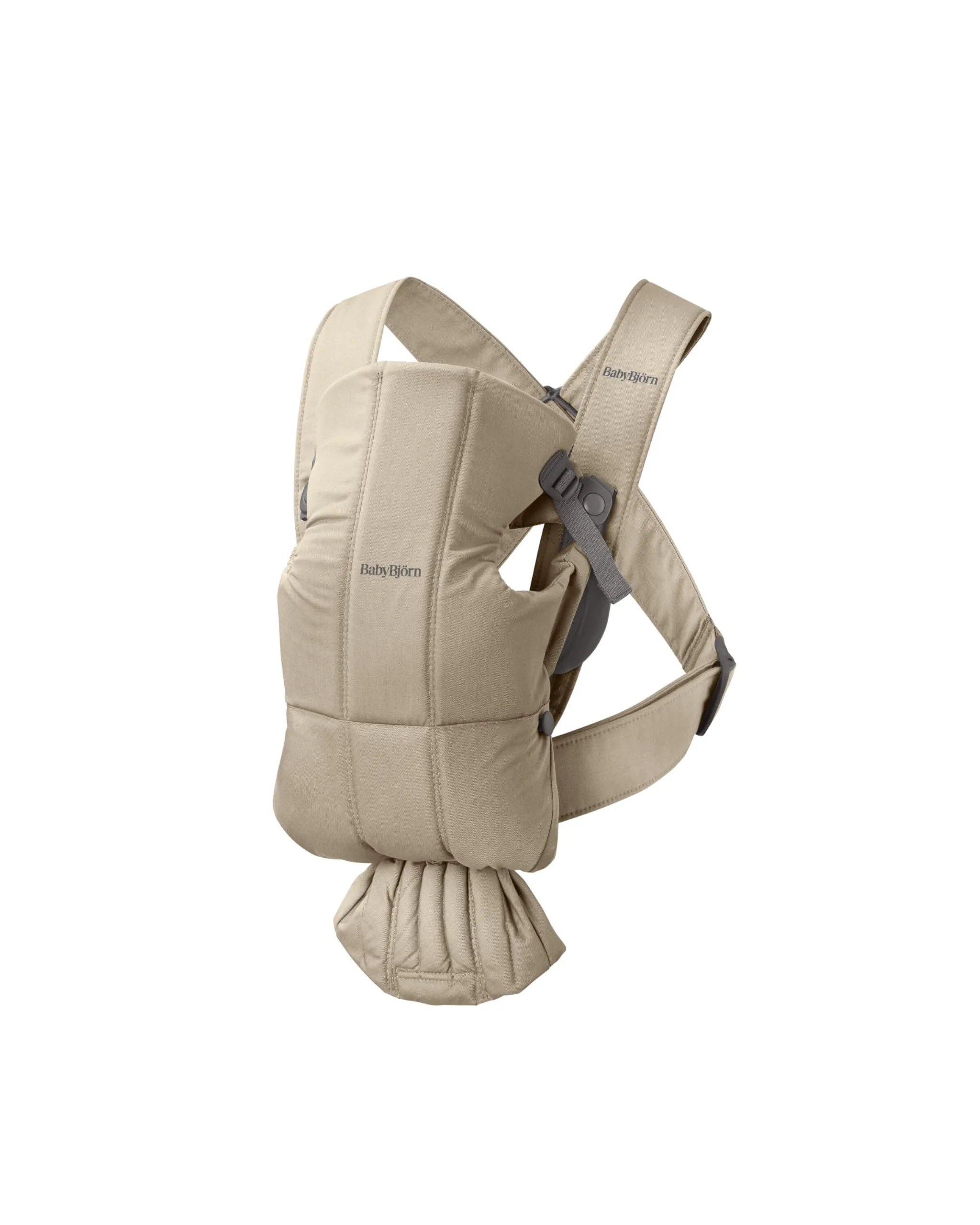BabyBjörn Marsupio Mini, Tessuto, Beige