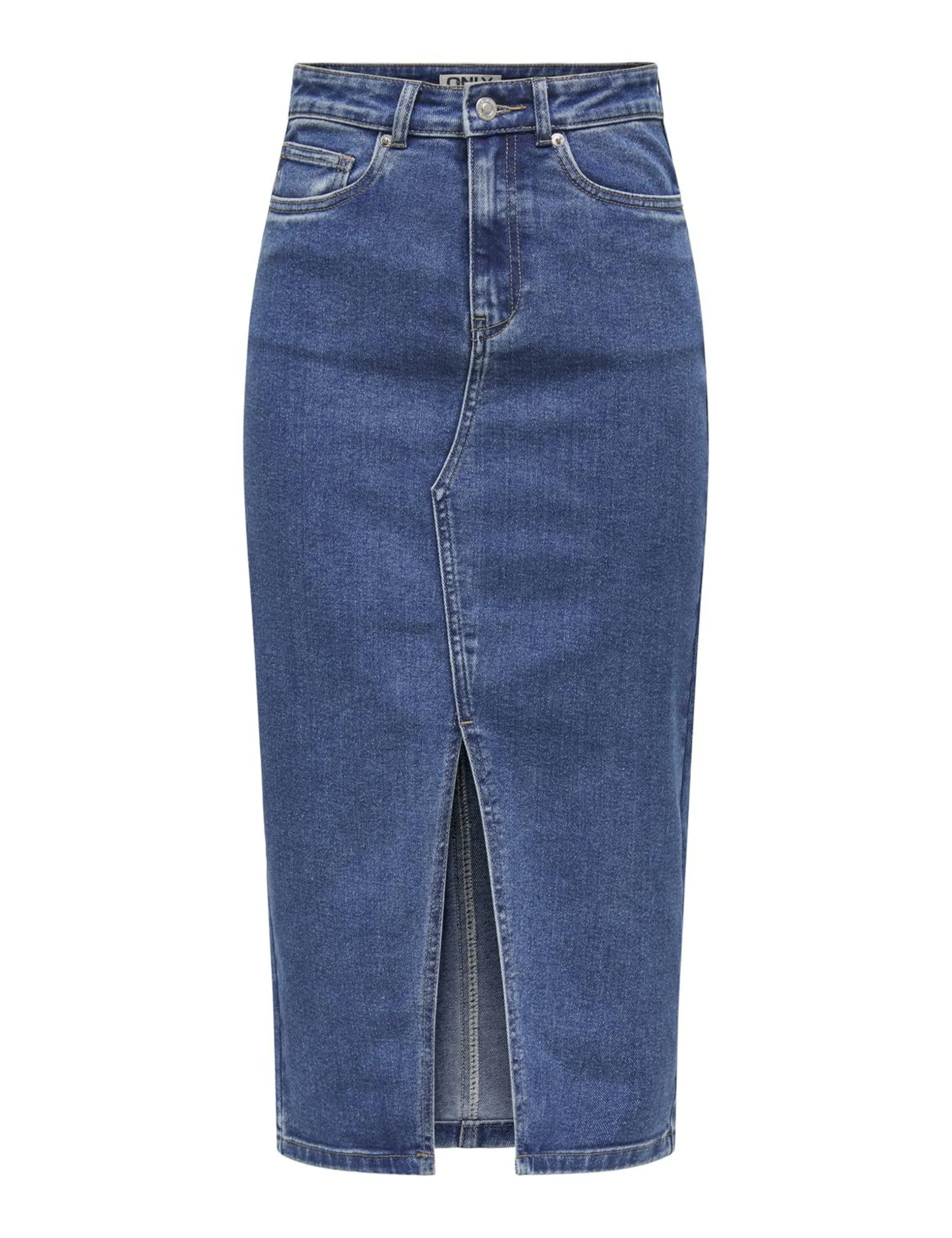 ONLY Onlsiri-Gonna con Apertura Frontale DNM Gua Noos Jeans, Media Blu Denim, X-Small Donna