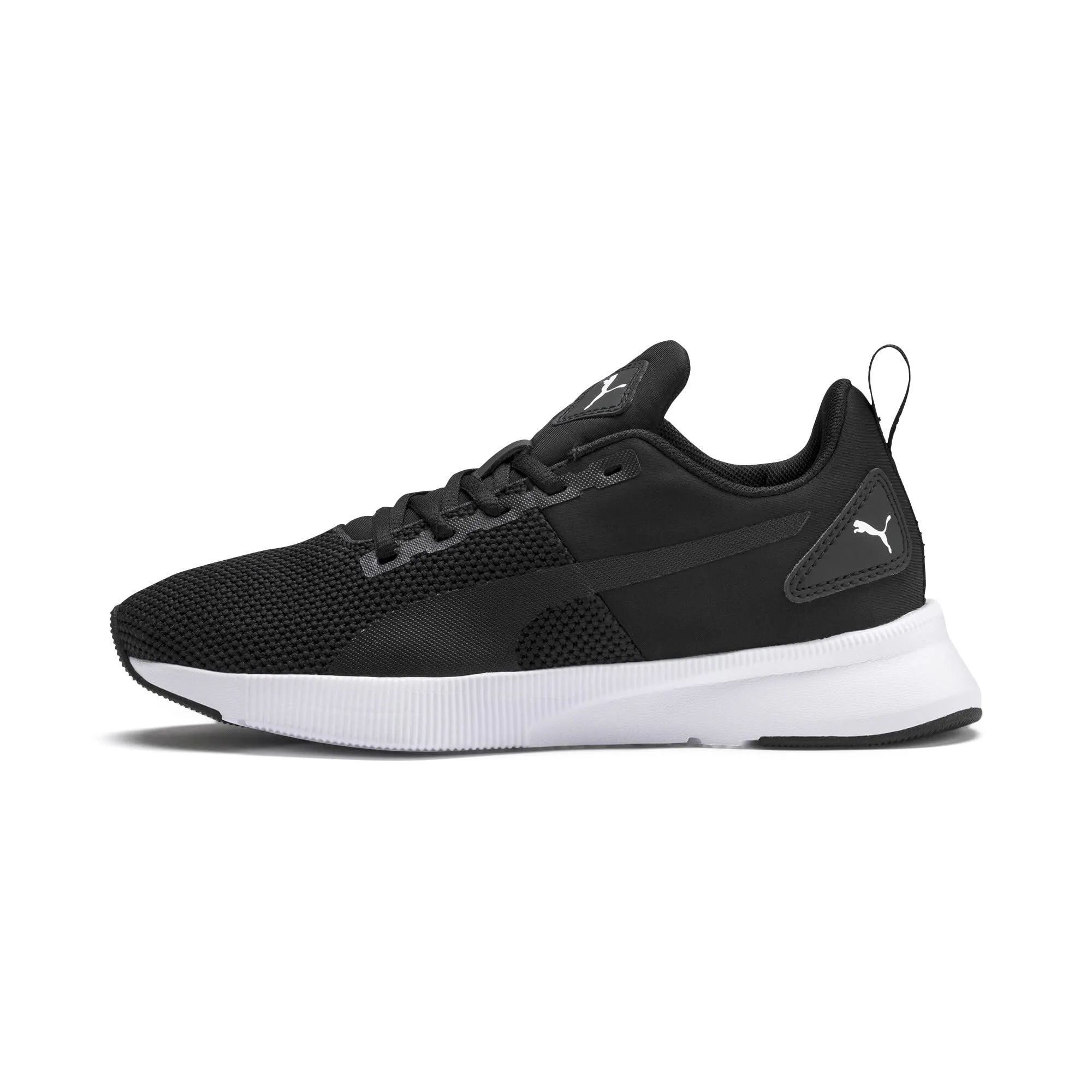 Puma Unisex Youth Flyer Runner Jr Sneakers, Puma Black-Puma White, 37 EU