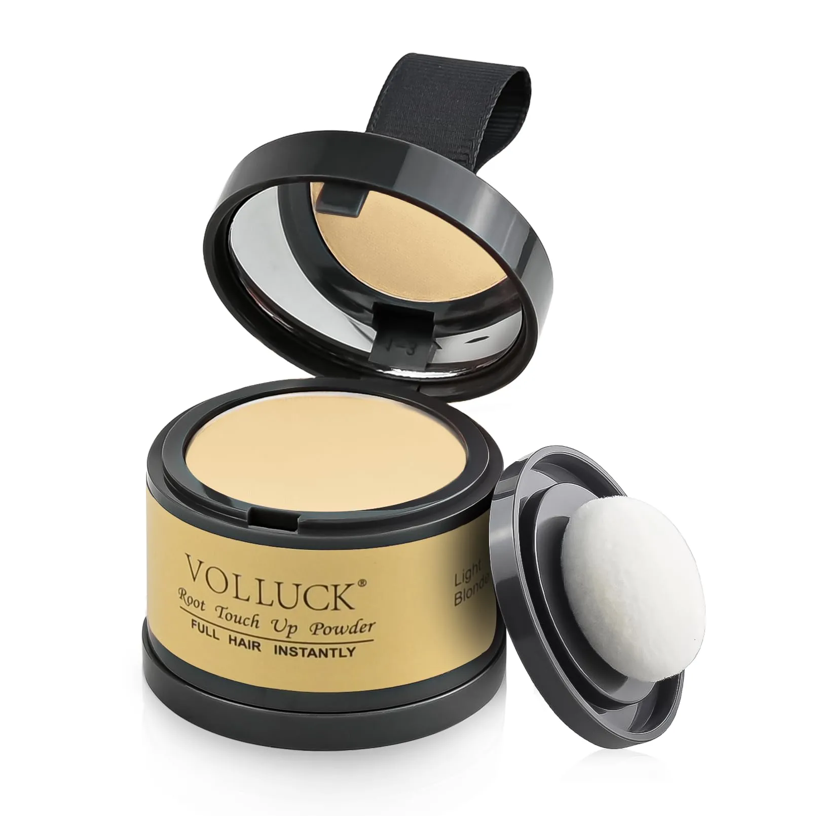 VOLLUCK Ritocco Ricrescita Capelli, Naturale a Lunga Durata Polvere per Capelli Uomo Donna, Impermeabile Prodotti per Capelli 4g