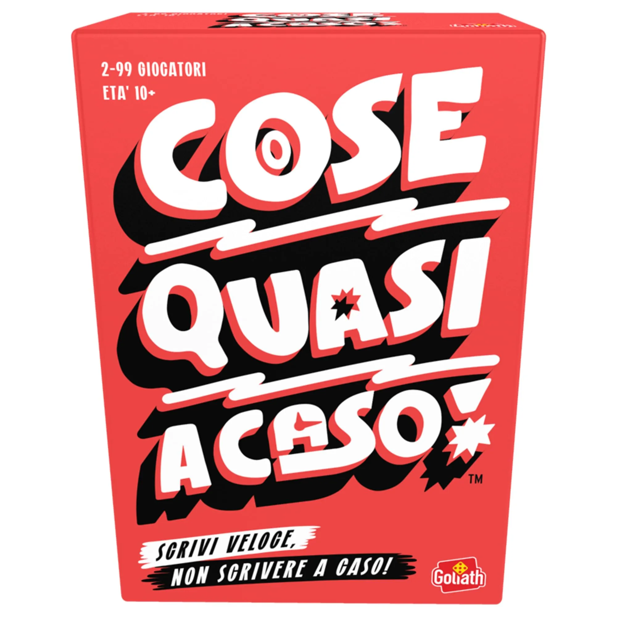 Goliath - COSE QUASI A CASO - Gioco da Tavolo per Famiglie e Bambini 10+ - Gioco di Parole Veloce e Divertente - Party Game in Italiano - Gioco Educativo di Lessico - 2-6 Giocatori - 15 Min