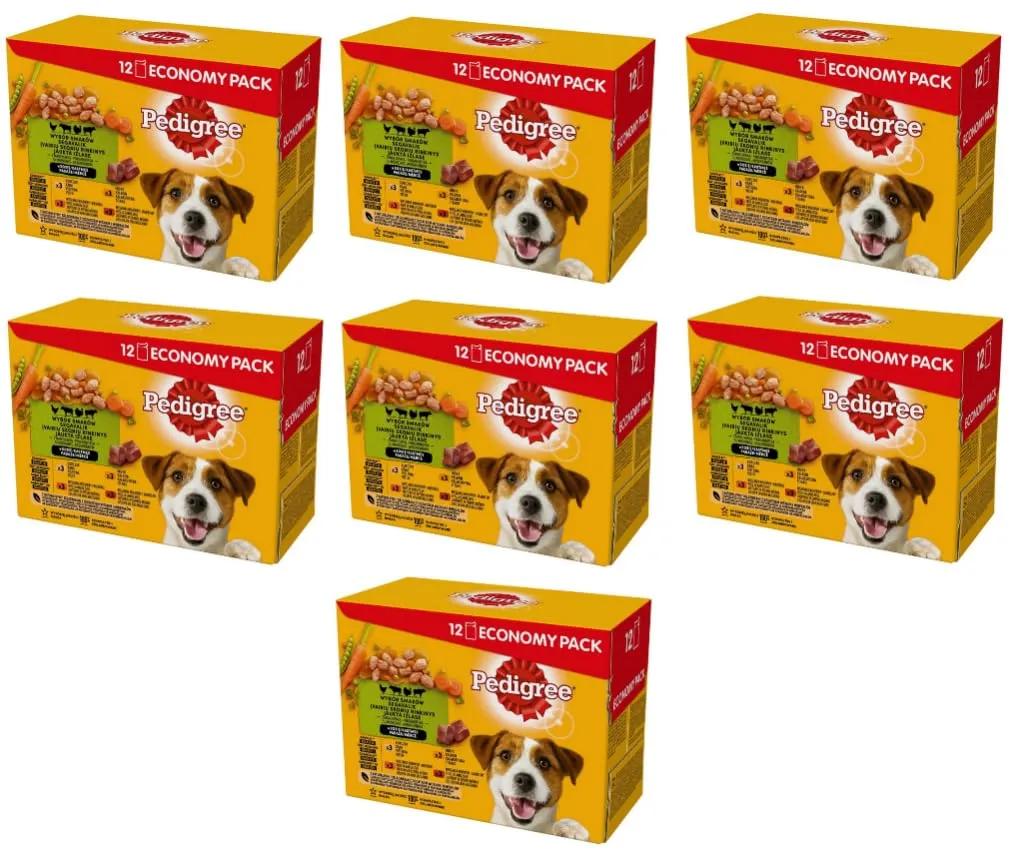 PEDIGREE DOGCARE Pouch Wet (Mixed) Chunks in Gravy Adult 100 G Multipack Standard 84 x 100 g
