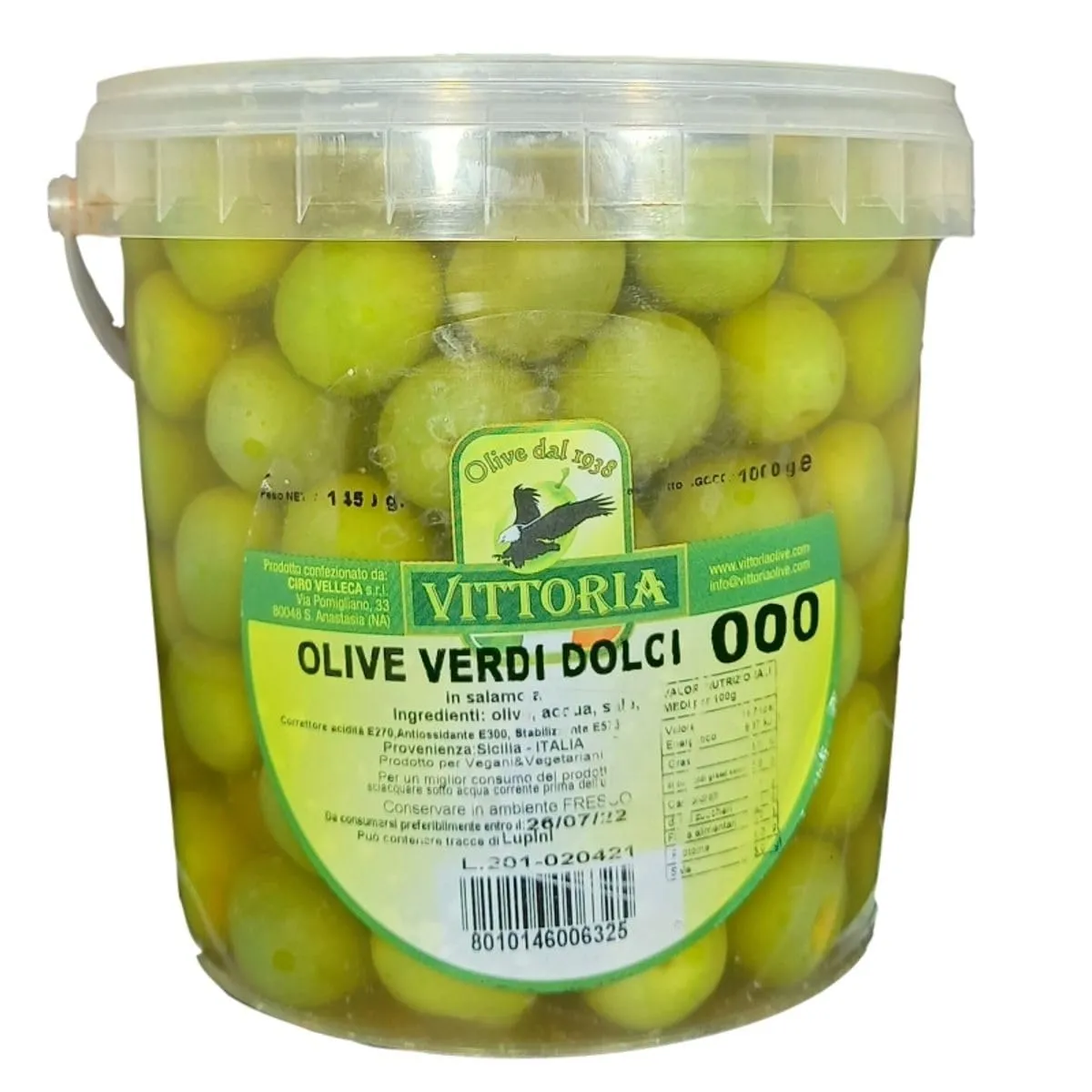 Vittoria Olive Verdi Tonde Kg.1