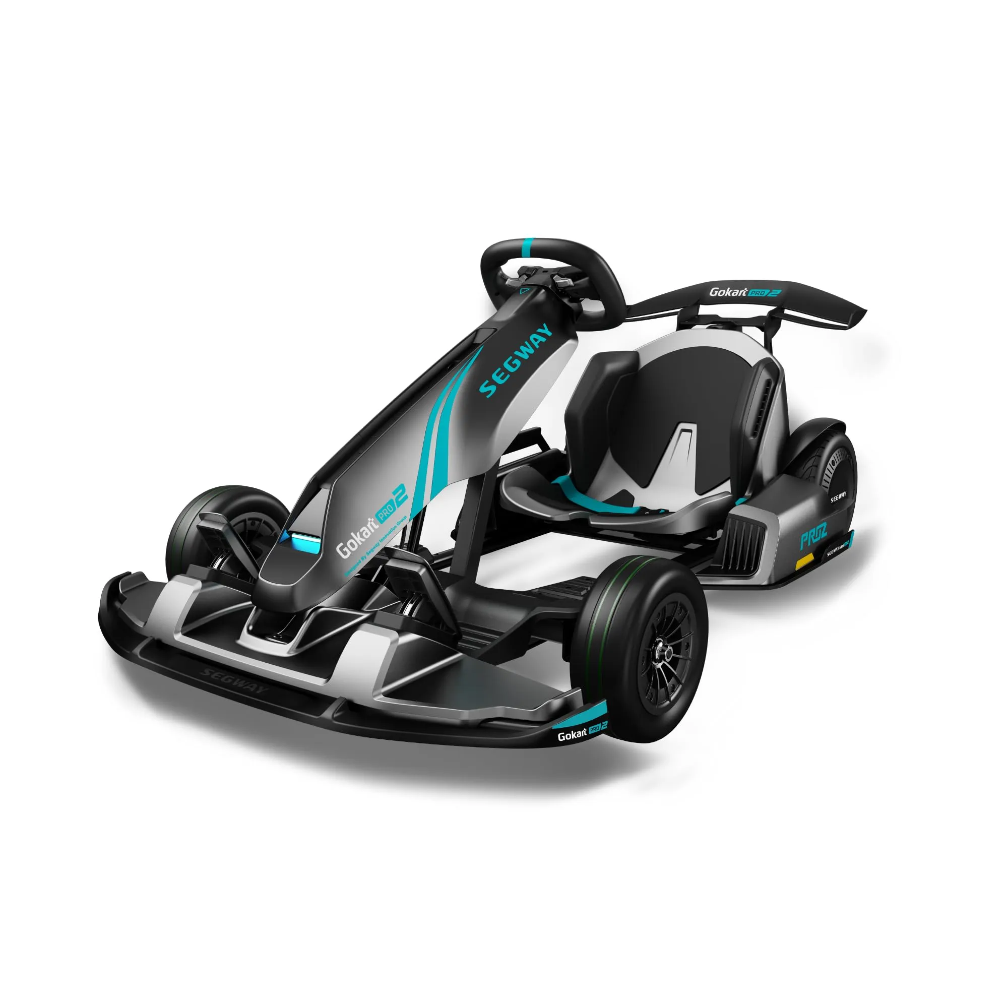 Segway Gokart PRO 2 – Veicolo Elettrico 3 in 1, 4800 W, Velocità fino a 43 km/h, Design Nero/Blu, per Adulti e Ragazzi